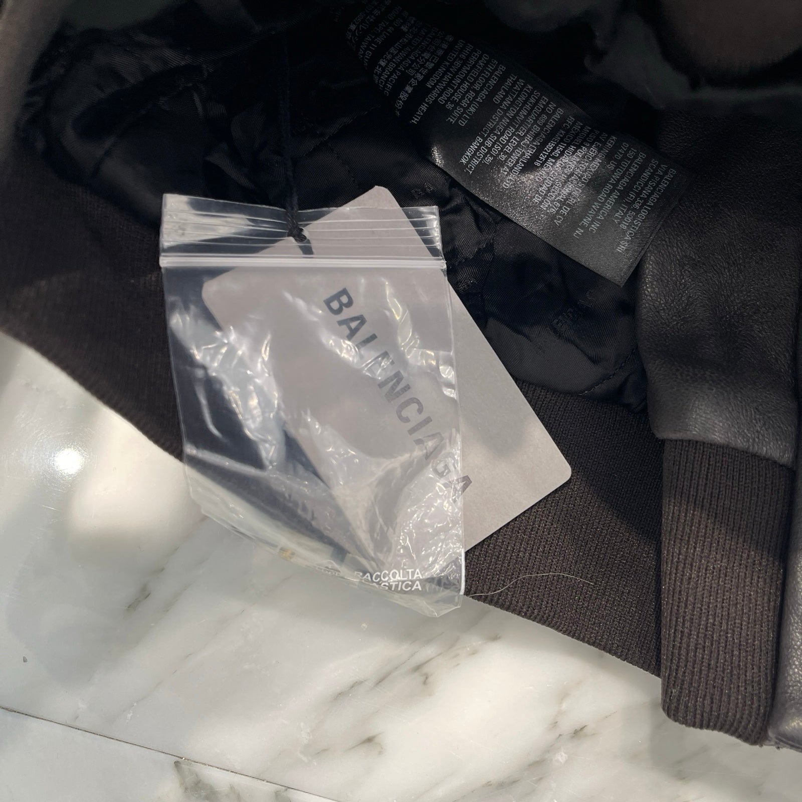 BALENCIAGA 2022AW Sporty B Leather Taxi Jacket 719225 TLS01 Size 44 バレンシアガ スポーティB レザー タクシー ジャケット サイズ44