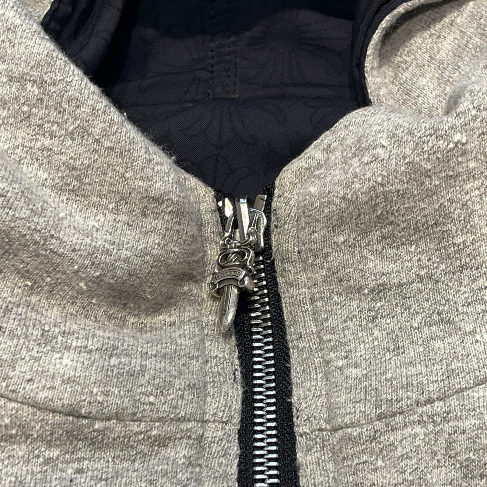 CHROME HEARTS U.G.E.D Reversible Nylon Zip Up Hoodie Jacket Size M クロムハーツ リバーシブル ナイロン ジップアップフーディージャケット サイズM