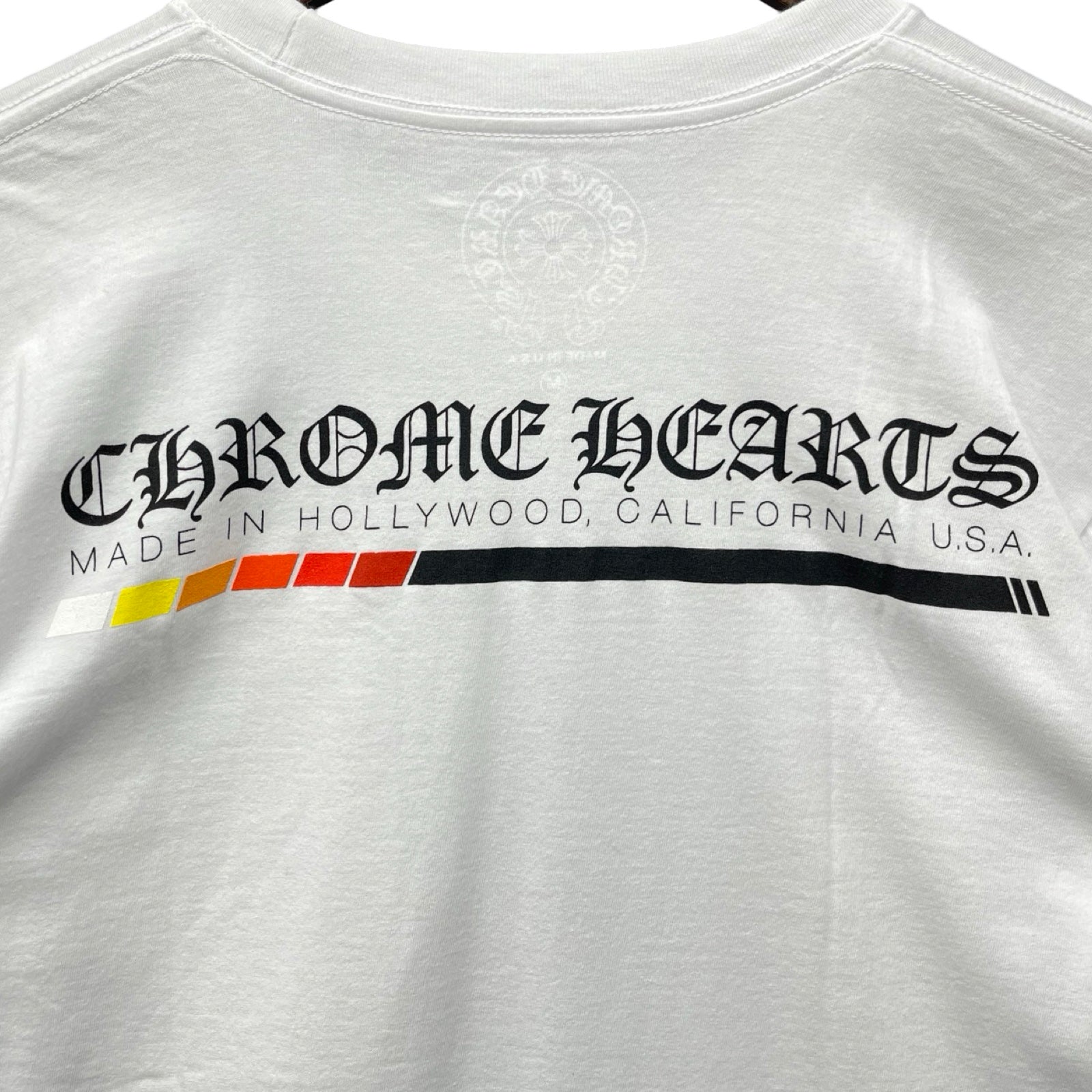 CHROME HEARTS Neon Bar Logo Tee Size M