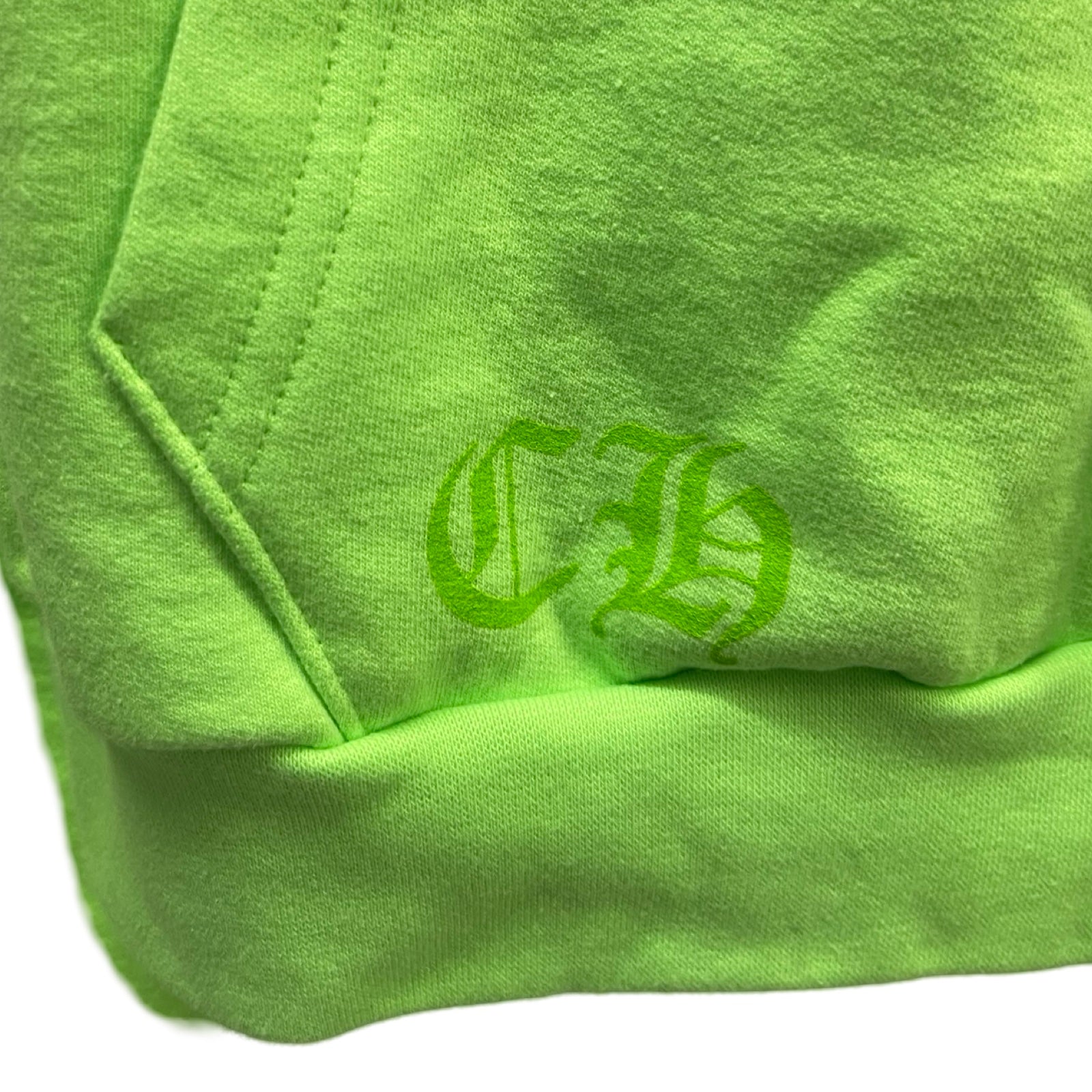 CHROME HEARTS Miami Limited Vertical Logo Pullover Hoodie Size XS