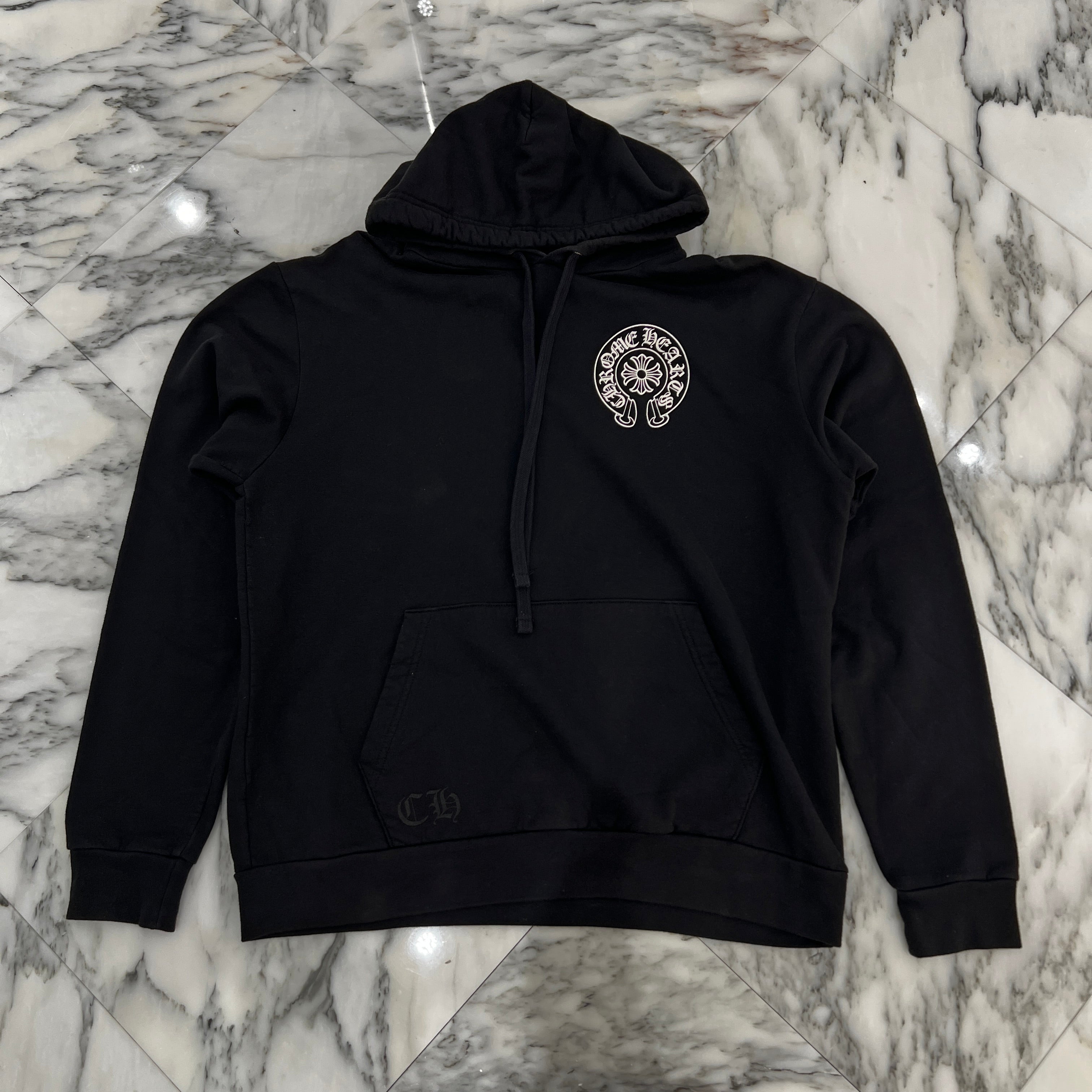 CHROME HEARTS Paris Limited Horseshoe Pullover Hoodie Size M