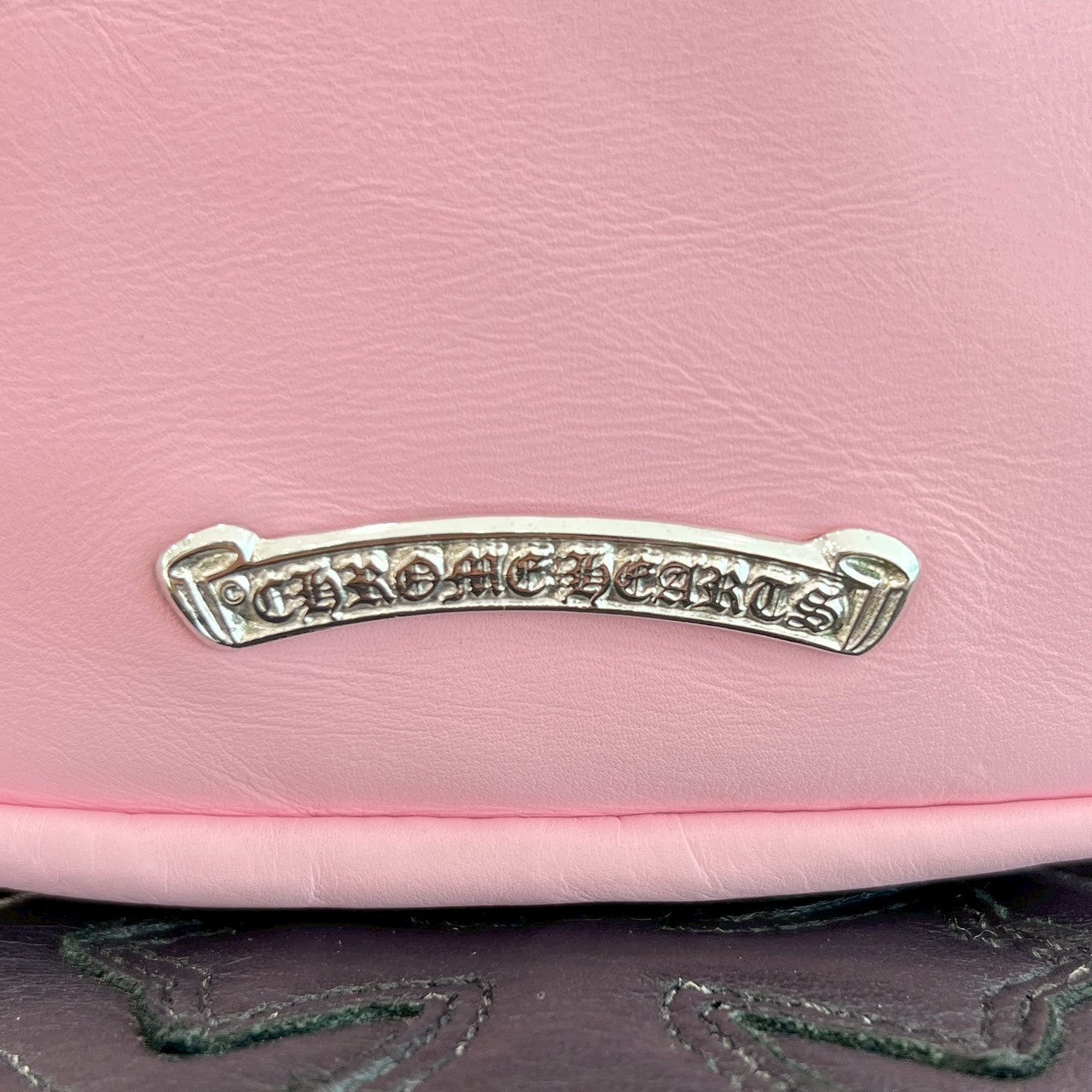 CHROME HEARTS TAKAMINI 3 Cemetery Cross Patch Leather Shoulder Bag クロムハーツ タカミニ 3セメタリークロスパッチ レザーショルダーバッグ