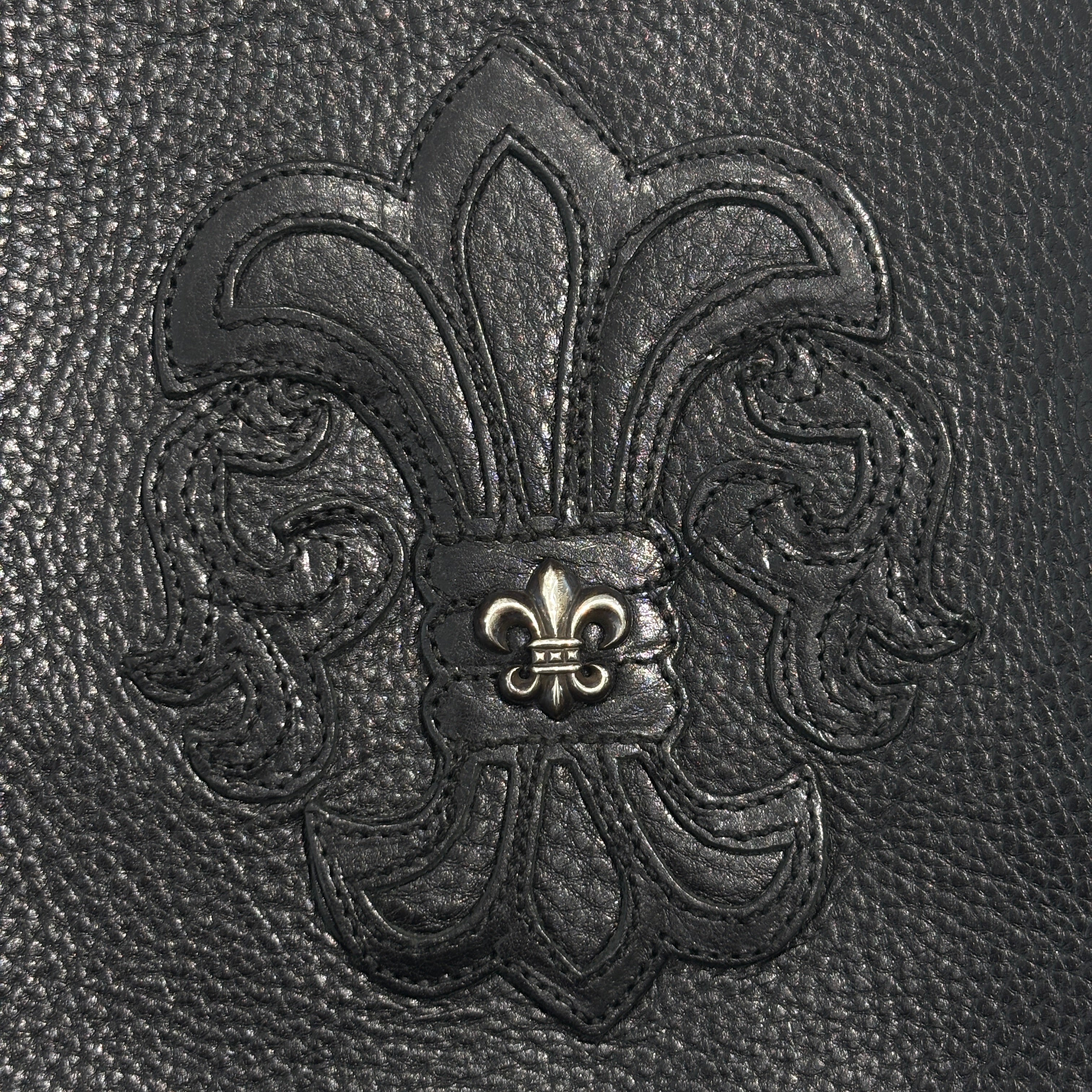 CHROME HEARTS BS Flare Square Pocket Leather Shoulder Bag クロムハ―ツ BSフレア スクエアポケット レザーショルダーバッグ