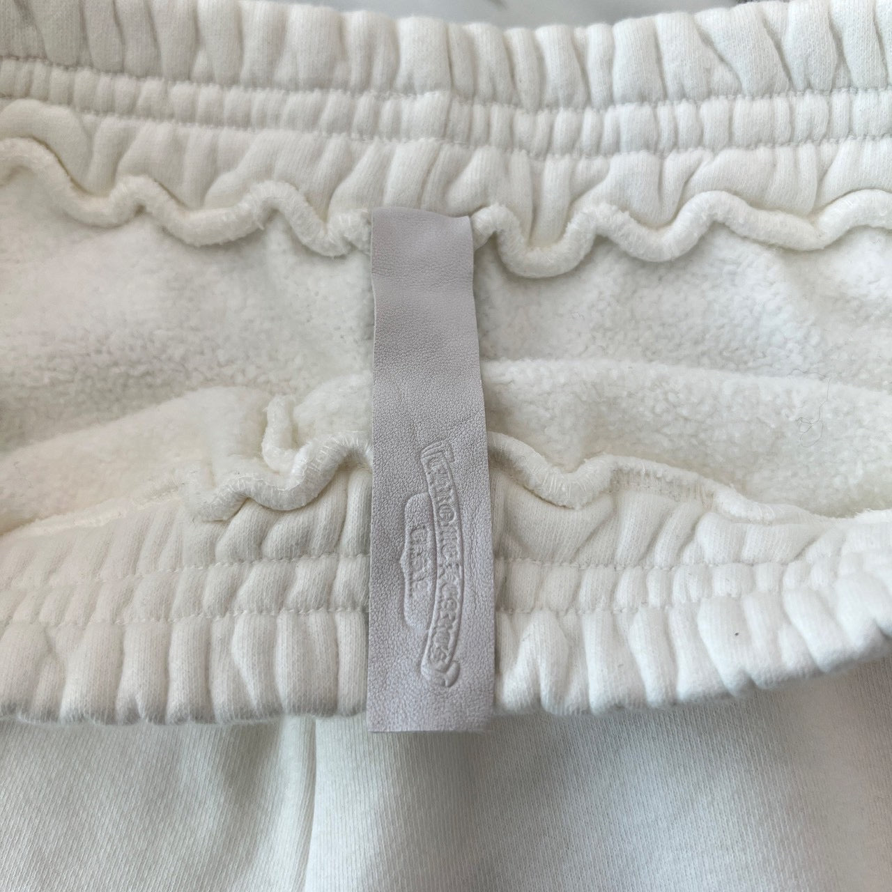 CHROME HEARTS Y NOT Cross Leather Patch Sweat Shorts Size S クロムハーツ ワイノット クロスレザーパッチ スウェットショーツ サイズS