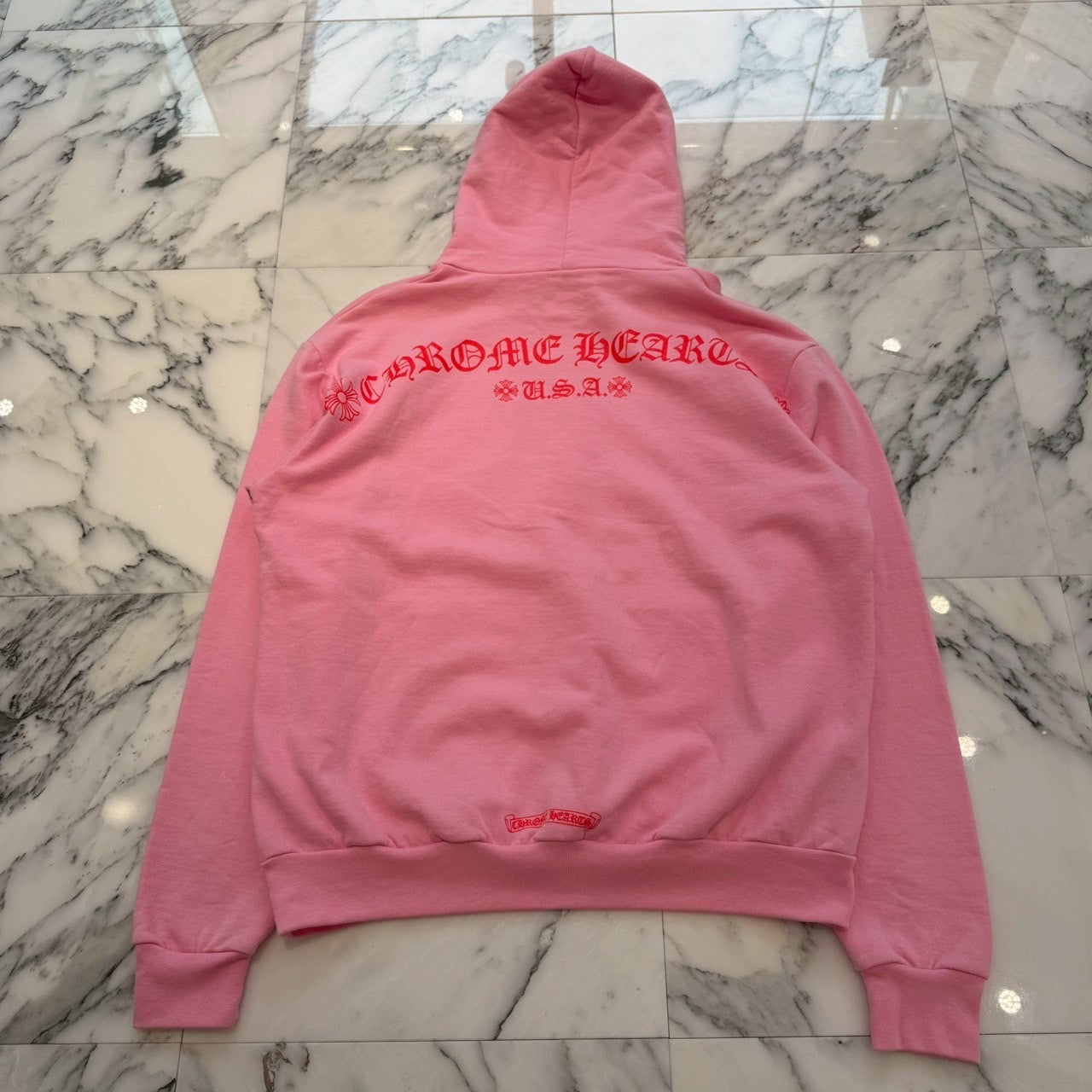 CHROME HEARTS Back Arch Logo USA Pullover Hoodie Size M クロムハーツ バック アーチロゴUSA プルオーバーフーディ サイズM