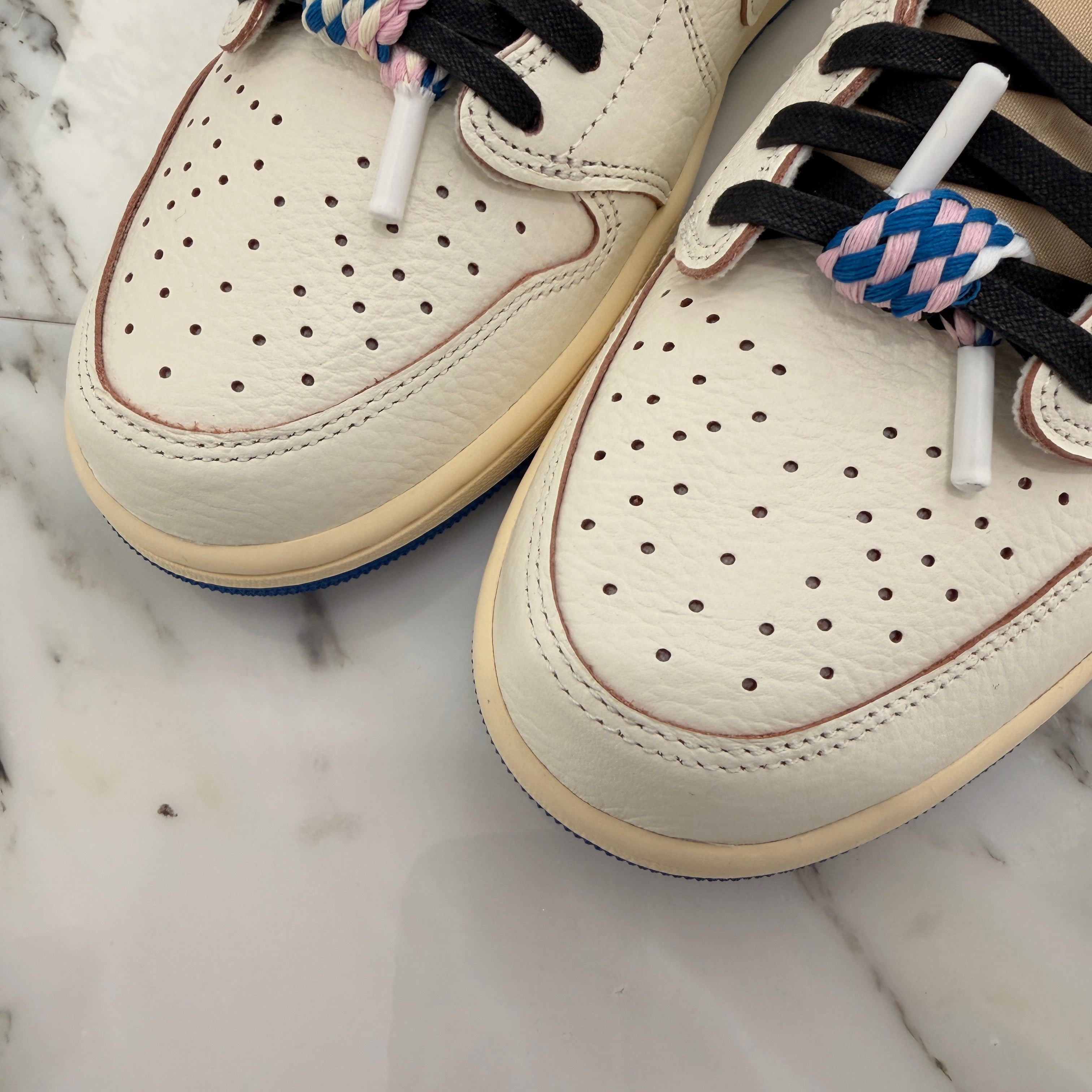 NIKE × Travis Scott 2022AW Air Jordan 1 Low OG SP " Sail/Military Blue " DM7866-104 Size US10.5 (28.5cm) ナイキ×トラヴィススコット エアジョーダン1 ロー OG SP "セイル/ミリタリーブルー" サイズUS10.5 (28.5cm)