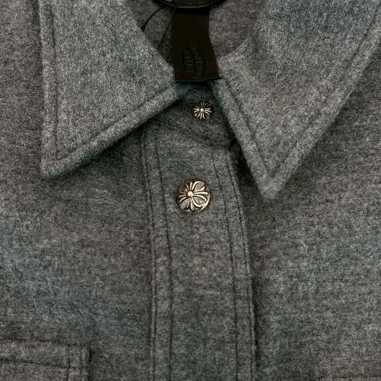 CHROME HEARTS Y NOT Cross Ball Wool Jacket Size S クロムハーツ ワイノット クロスボール ウールジャケット サイズS