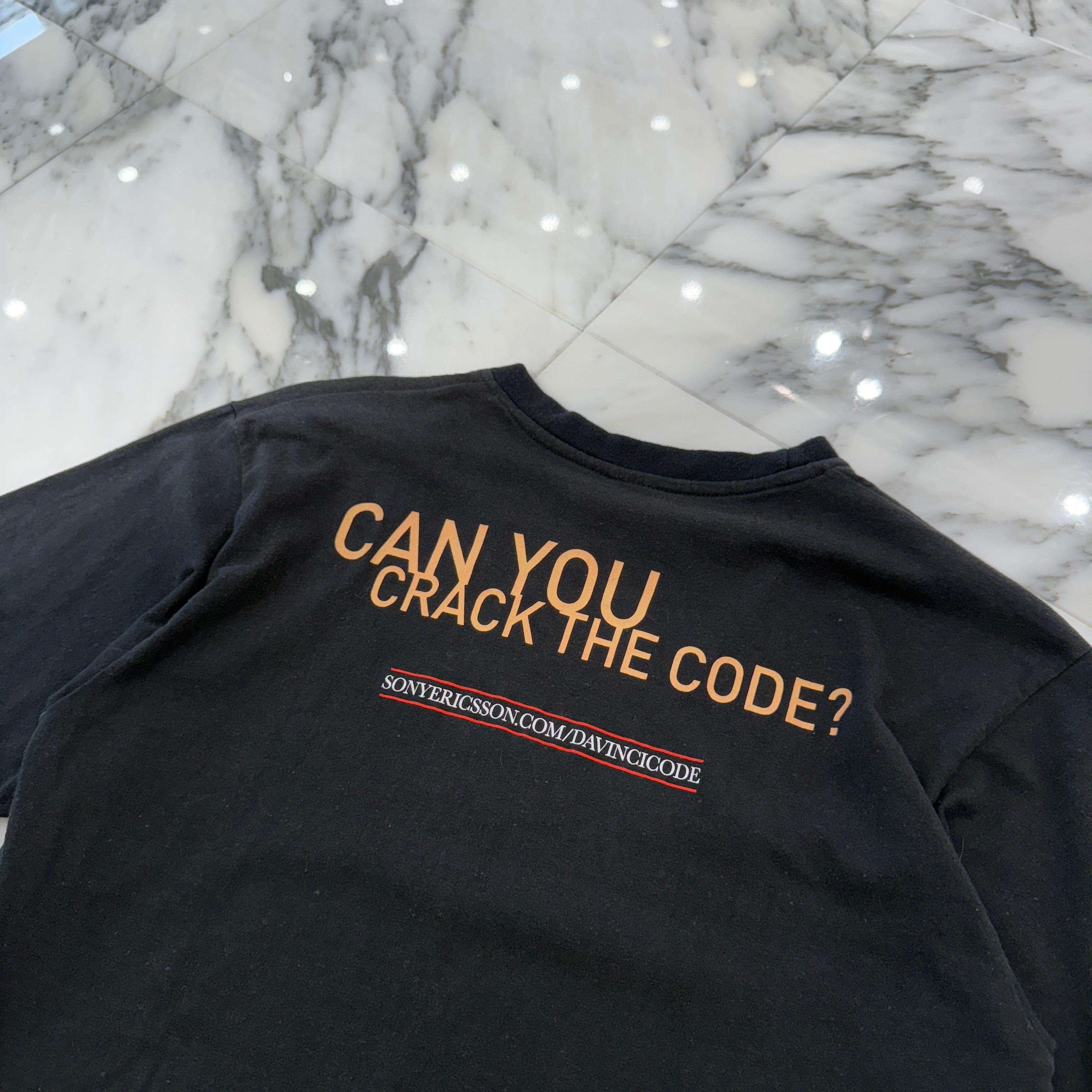 Vintage 00's The Davinci Code "Can You Crack The Code?" 2006 S/S Tee 00's ダビンチ・コード "キャンユークラックザコード？" 2006 Tシャツ