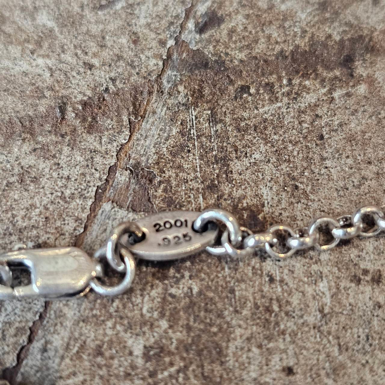 CHROME HEARTS Safety Pin Roll Chain Necklace Size 18 Inch クロムハーツ セーフティピン ロールチェーン ネックレス 18インチ