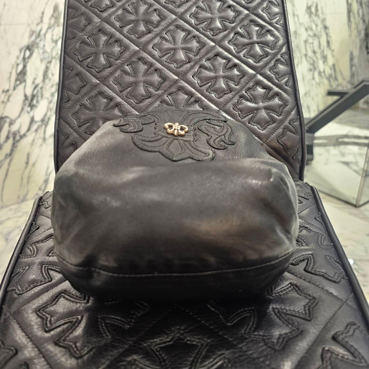 CHROME HEARTS BS FLARE PATCH DRW STRNG SACK クロムハーツ BSフレアパッチ ドローストリング 巾着