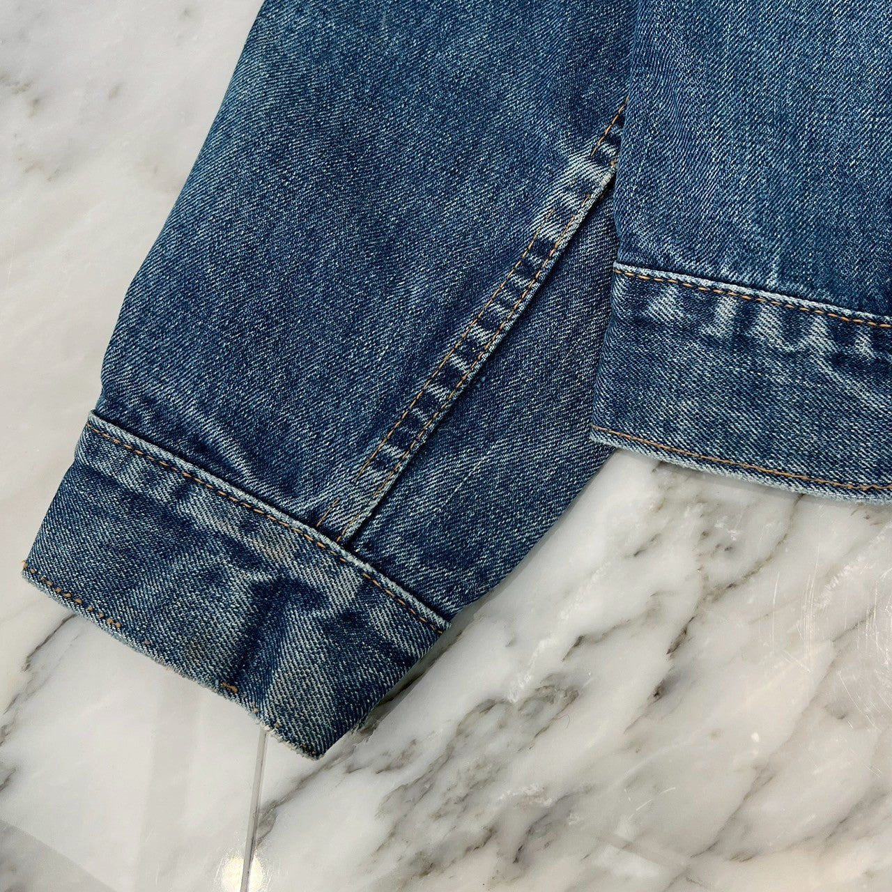 CHROME HEARTS × Levi's Body VNTG Cross Ball Denim Jacket Size S クロムハーツ × リーバイスボディ ヴィンテージ クロスボール デニムジャケット サイズS