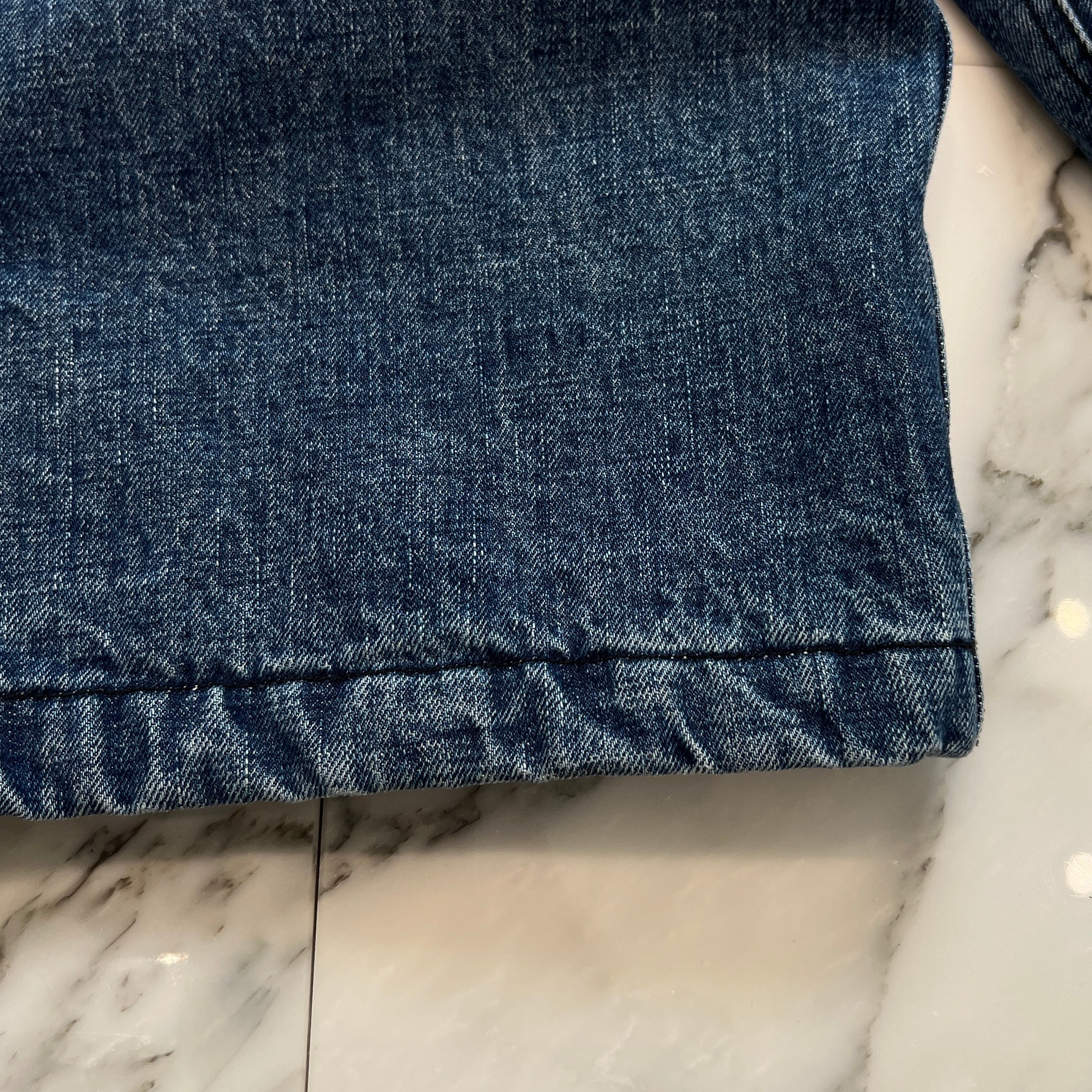 CHROME HEARTS WORK DOG DAD WASH Denim Jacket Size S クロムハーツ ワーク ドッグ ダッド ウォッシュ デニムジャケット サイズS