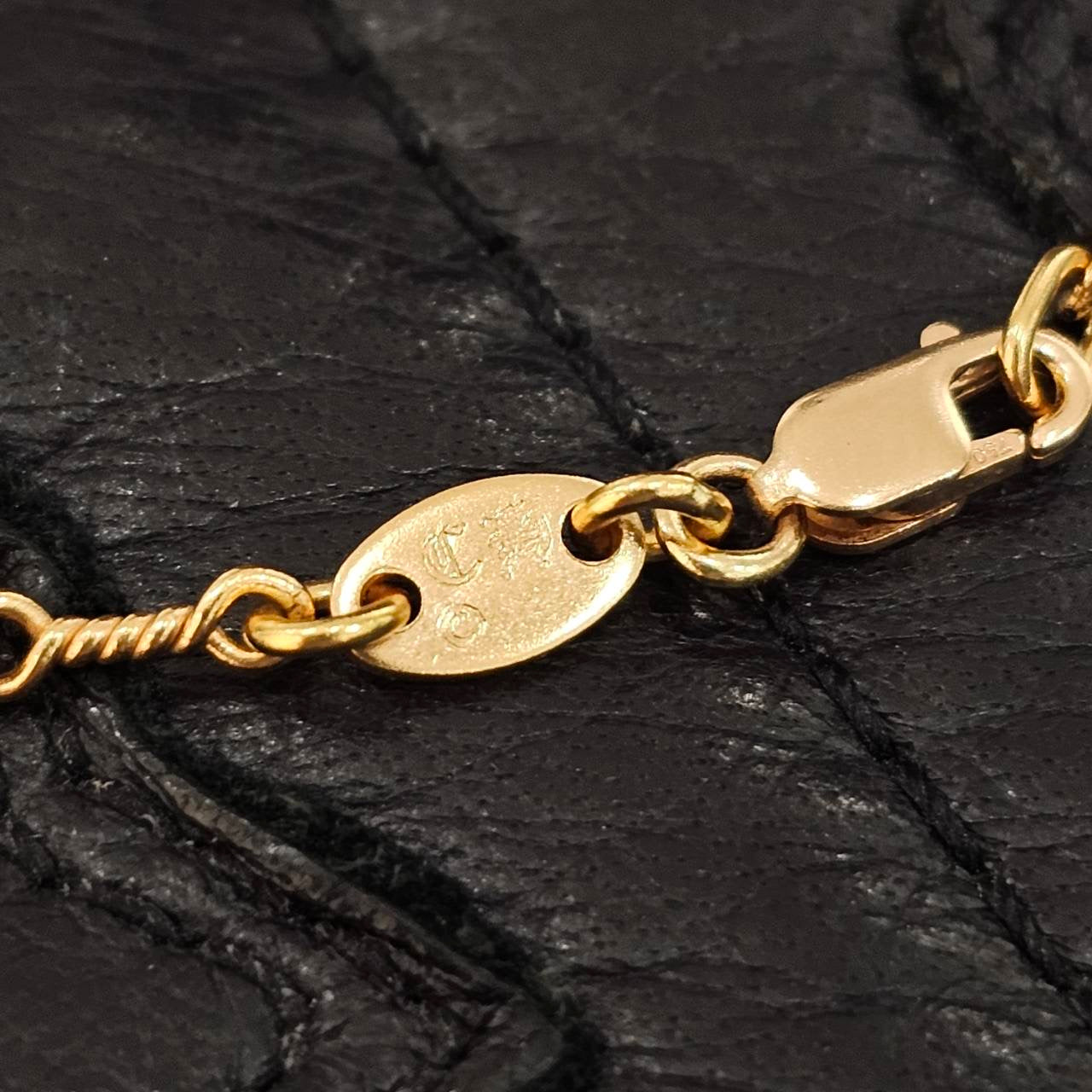 CHROME HEARTS 22K Twist Chain Necklace Size 18 Inch クロムハーツ 22K ツイストチェーン ネックレス サイズ18インチ