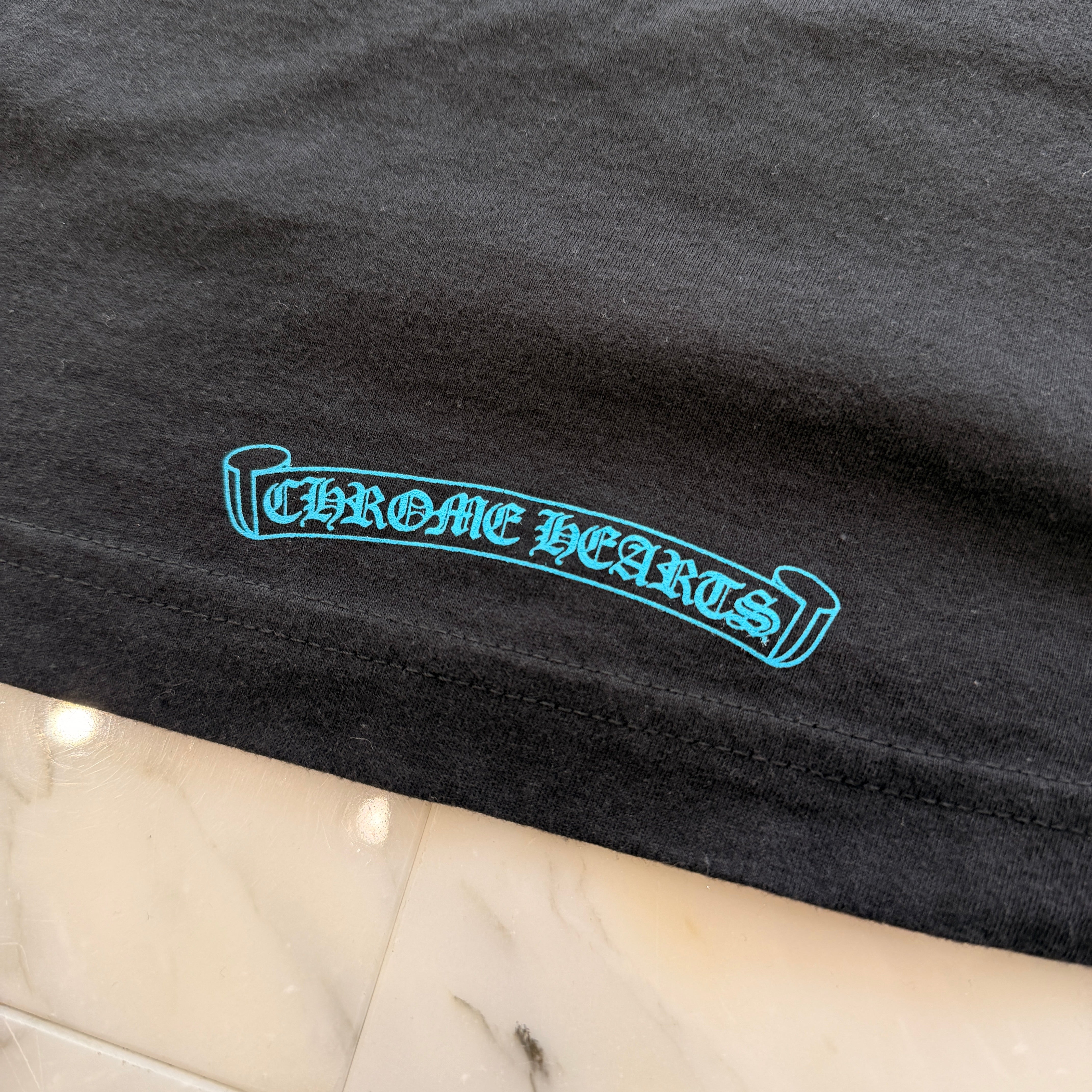 CHROME HEARTS 3 Blue Cross Tee Size M クロムハーツ 3 ブルークロス Tシャツ サイズＭ