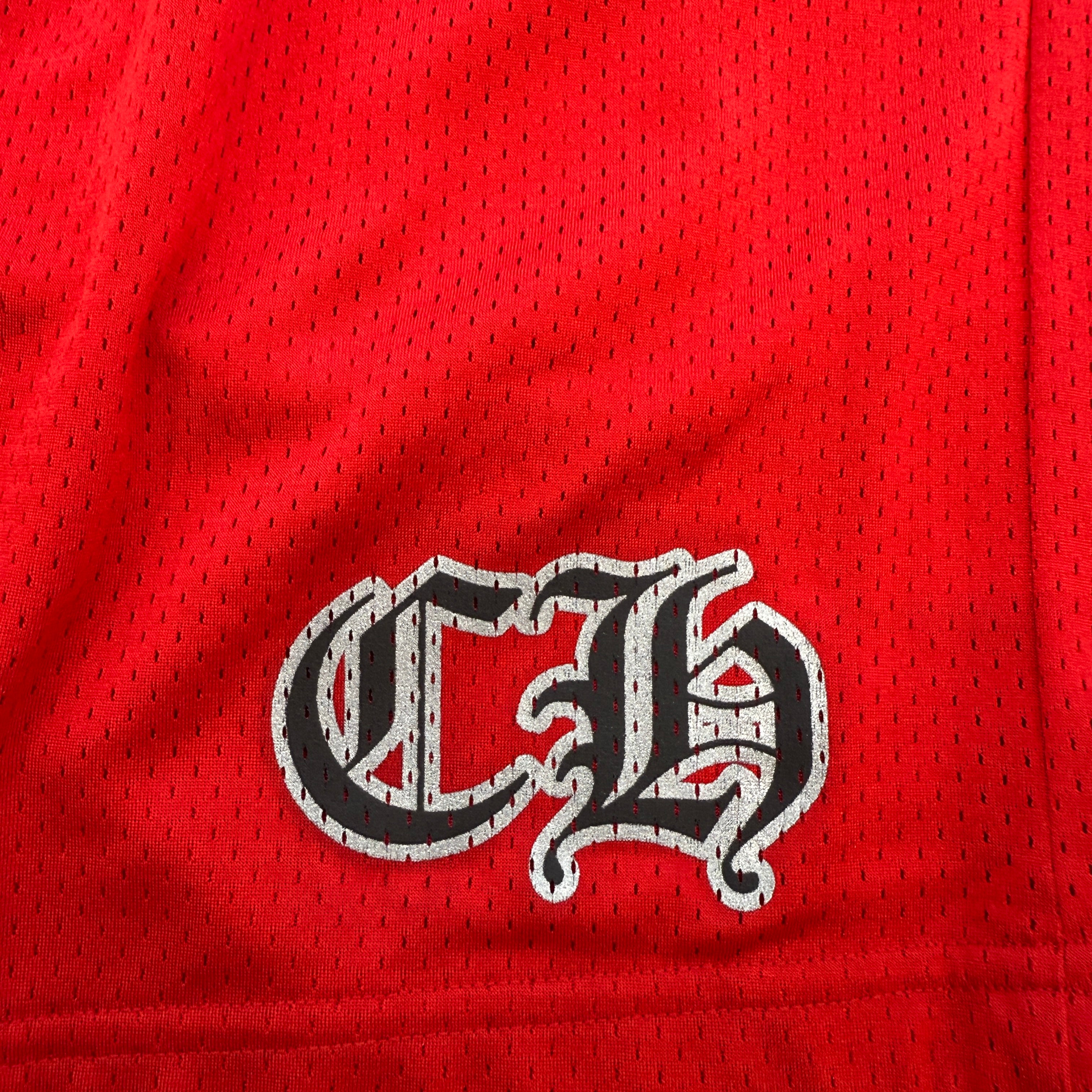 CHROME HEARTS × MATTY BOY "TEAM" Mesh Varsity Shorts Size L クロムハーツ × マッティボーイ チームメッシュバーシティ ショートパンツ サイズL