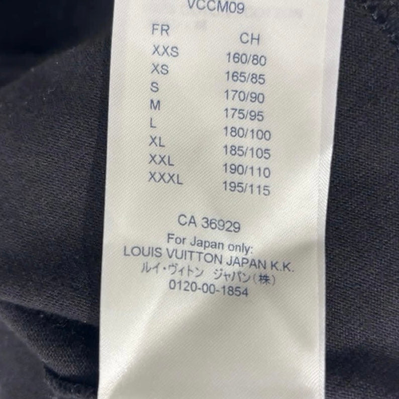 LOUIS VUITTON 2019AW Virgil Abloh Back Flower Print NPL Size M ルイヴィトン ヴァージルアブロー バックフラワープリントTシャツ サイズM