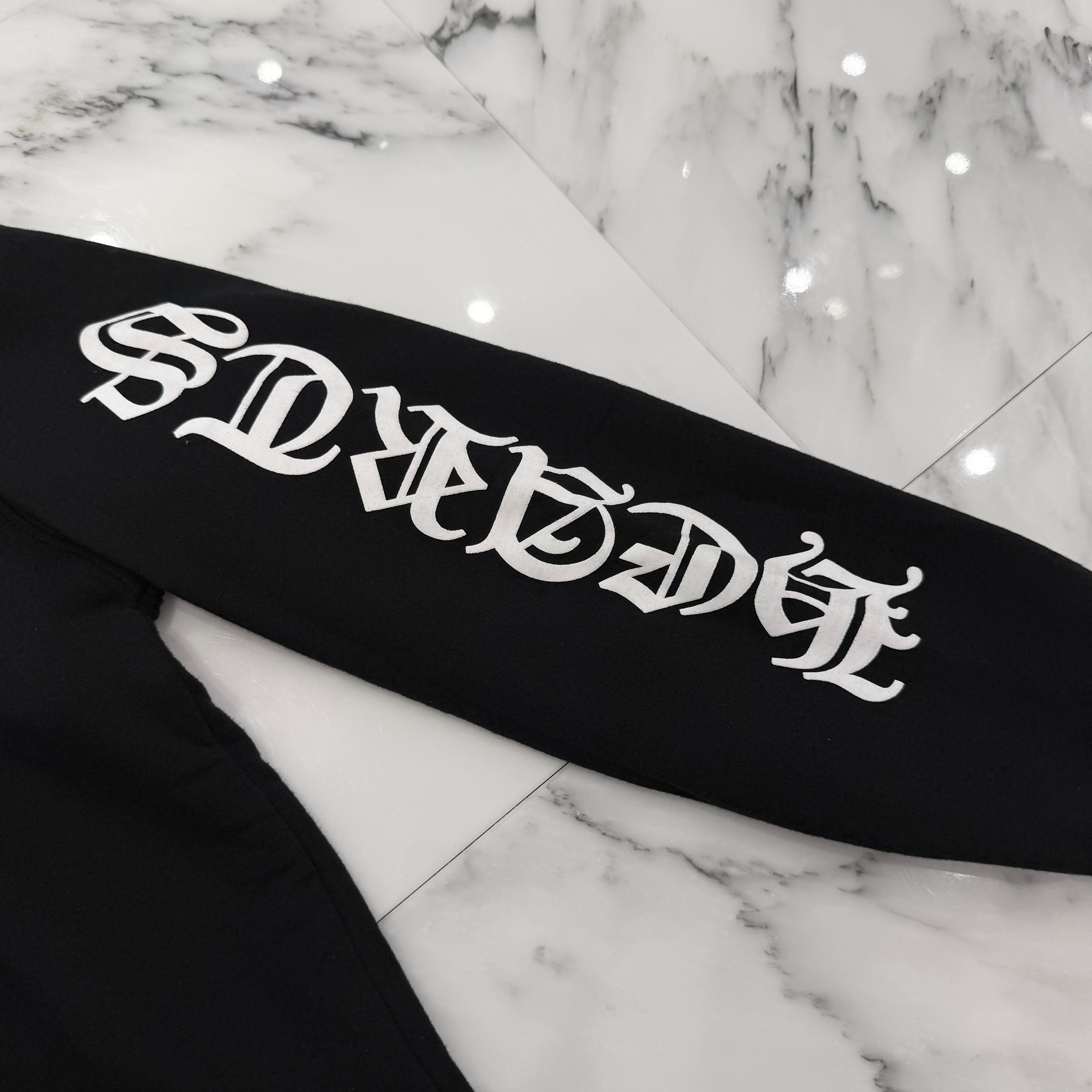 CHROME HEARTS Hooded Fuck You Horseshoe Zip-Up Hoodie Size S