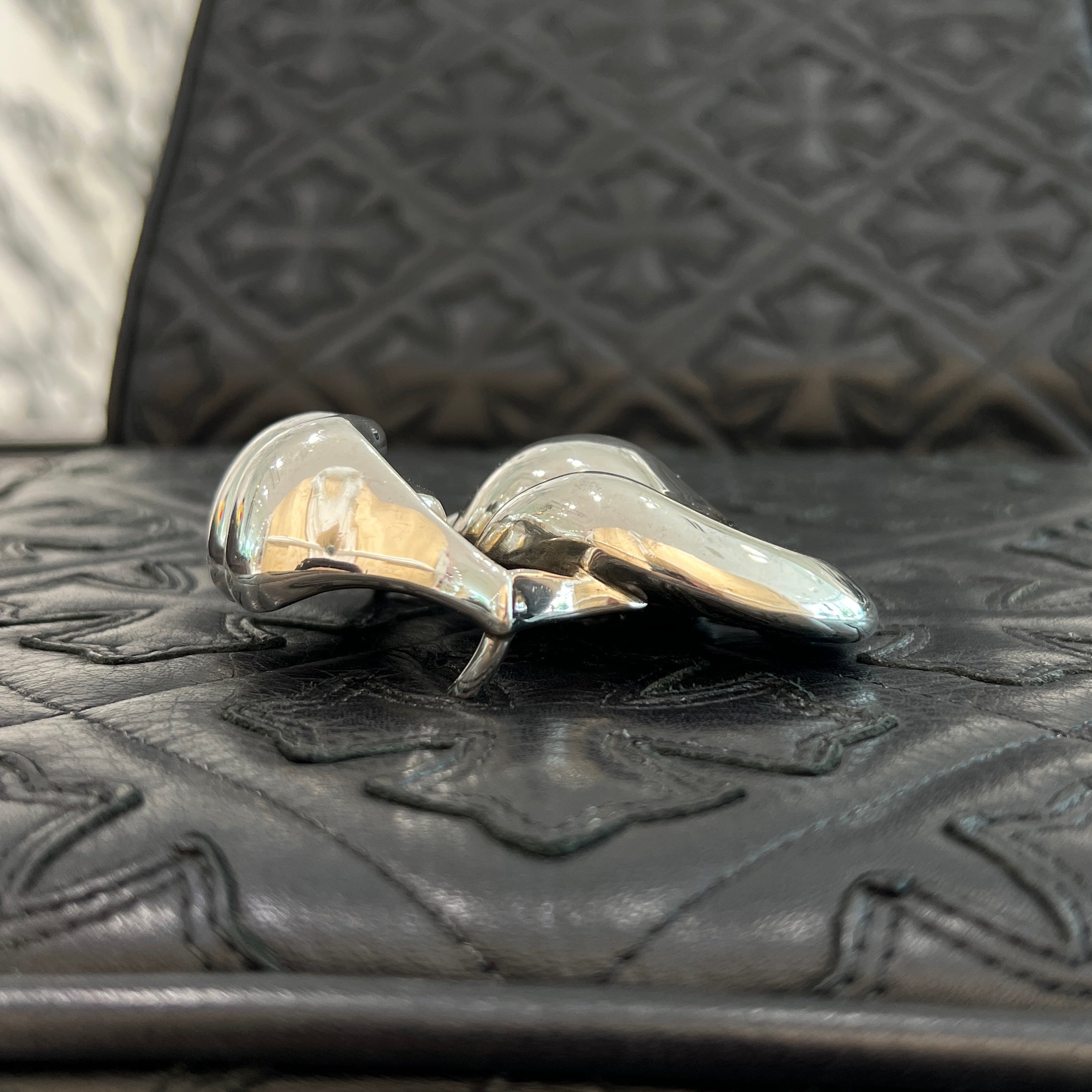 CHROME HEARTS × The Rolling Stones Lip And Tongue Silver Buckle クロムハーツ×ローリングストーンズ リップアンドタン シルバー バックル