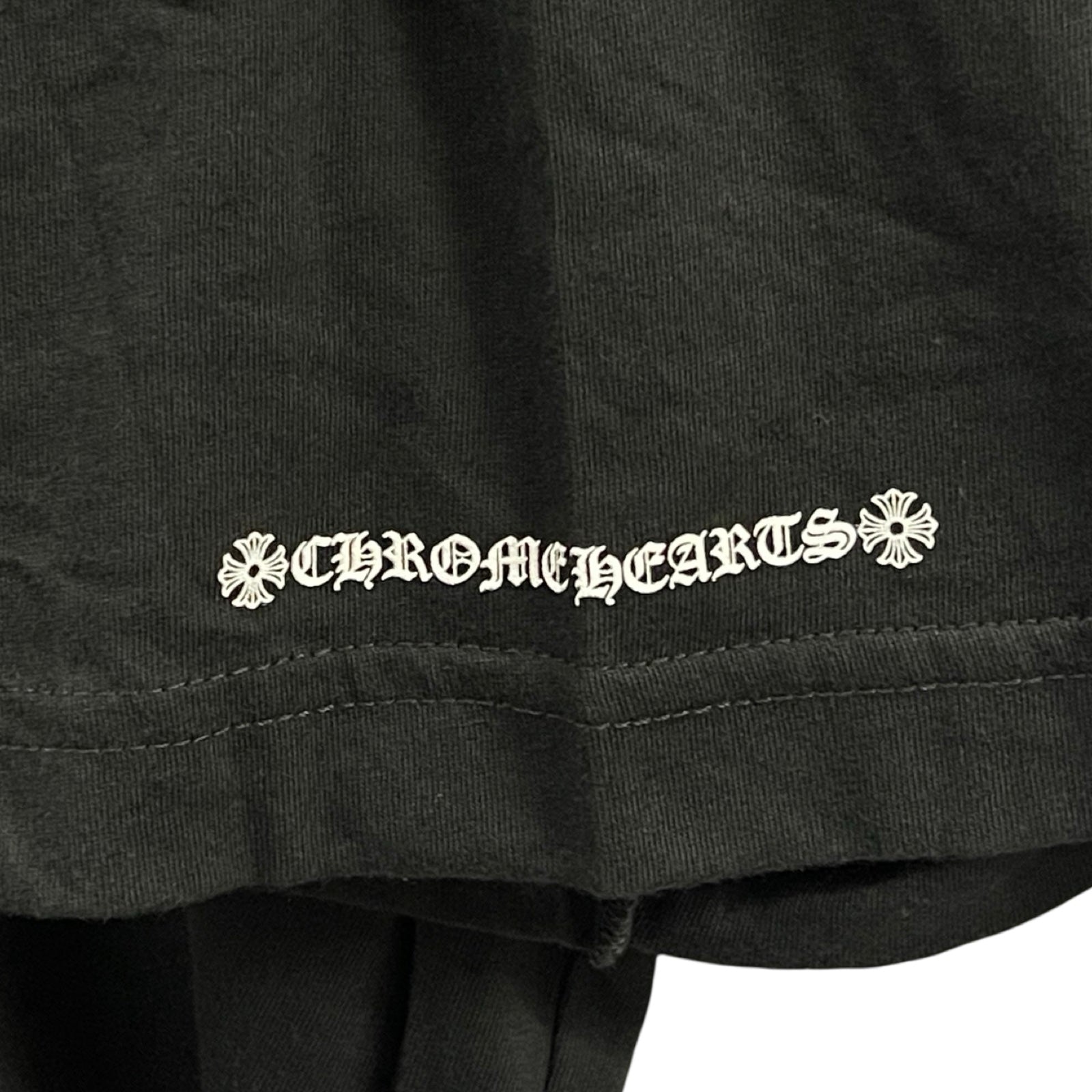 CHROME HEARTS Back Block CH Logo Tee Size XS