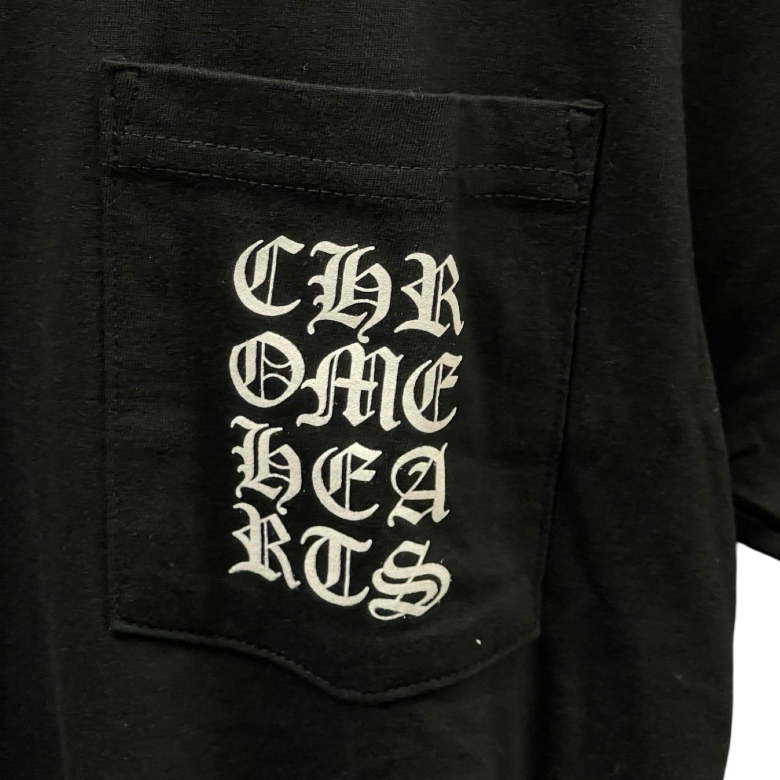 CHROME HEARTS Back Block CH Logo Tee Size XS