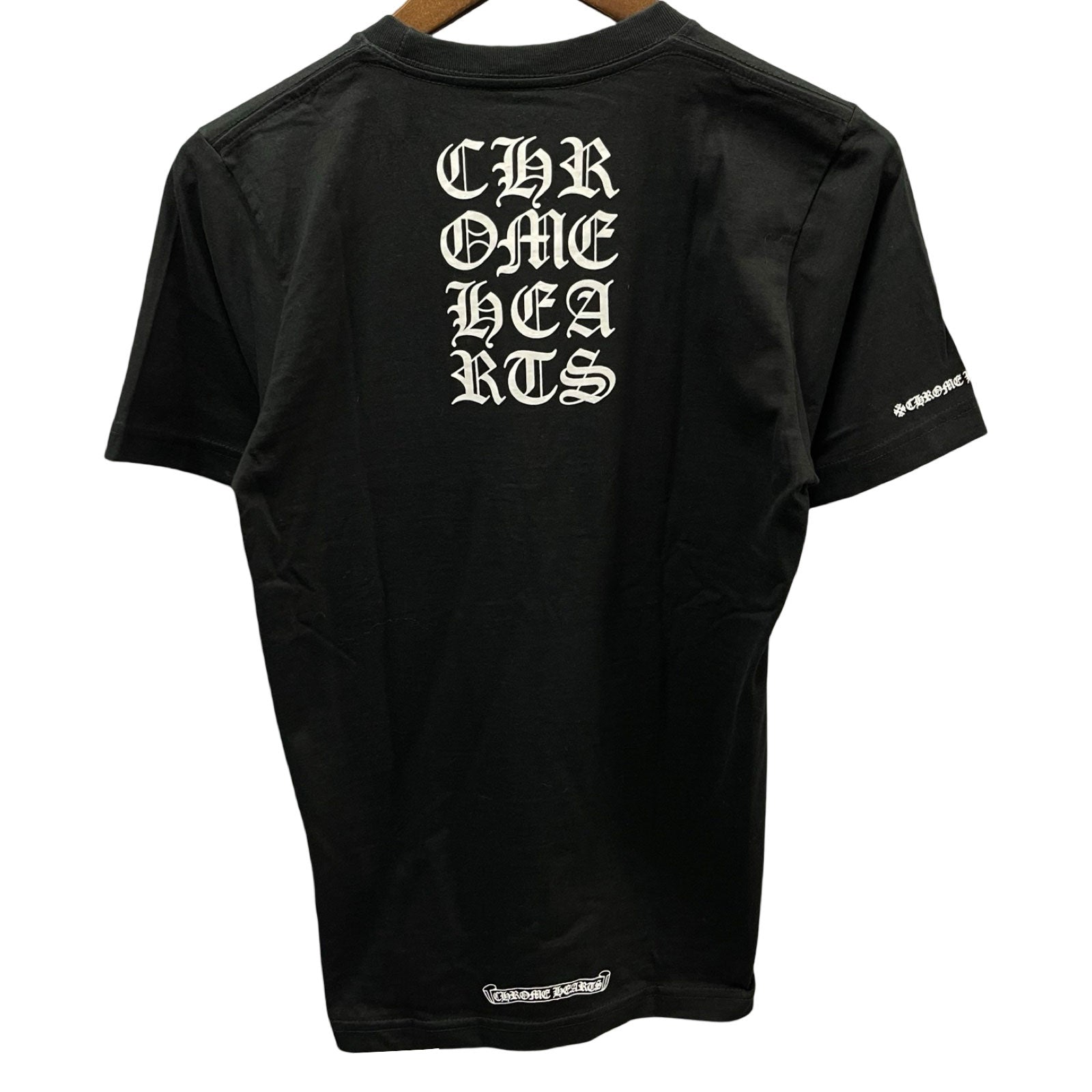 CHROME HEARTS Back Block CH Logo Tee Size XS