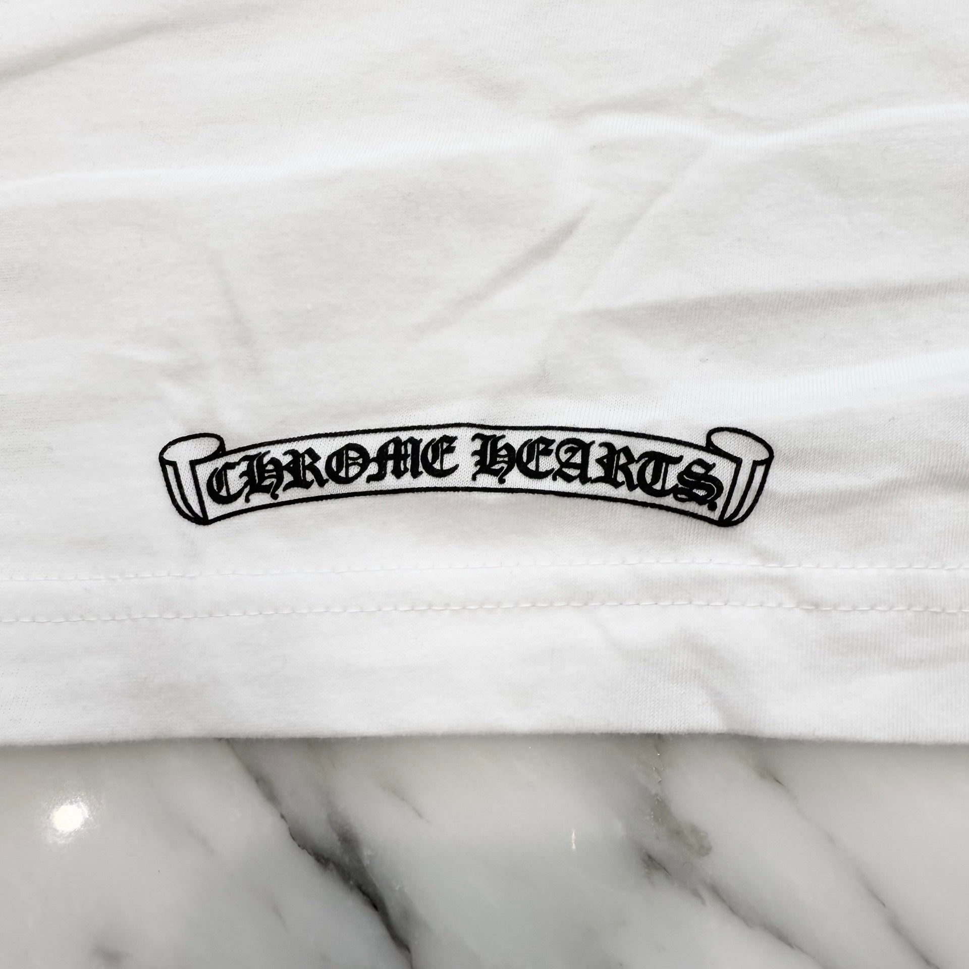 CHROME HEARTS "LOVE YOU" Neck Logo Long Sleeve Tee Size XL クロムハーツ ラブユー ネックロゴ  ロングスリーブTシャツ サイズXL