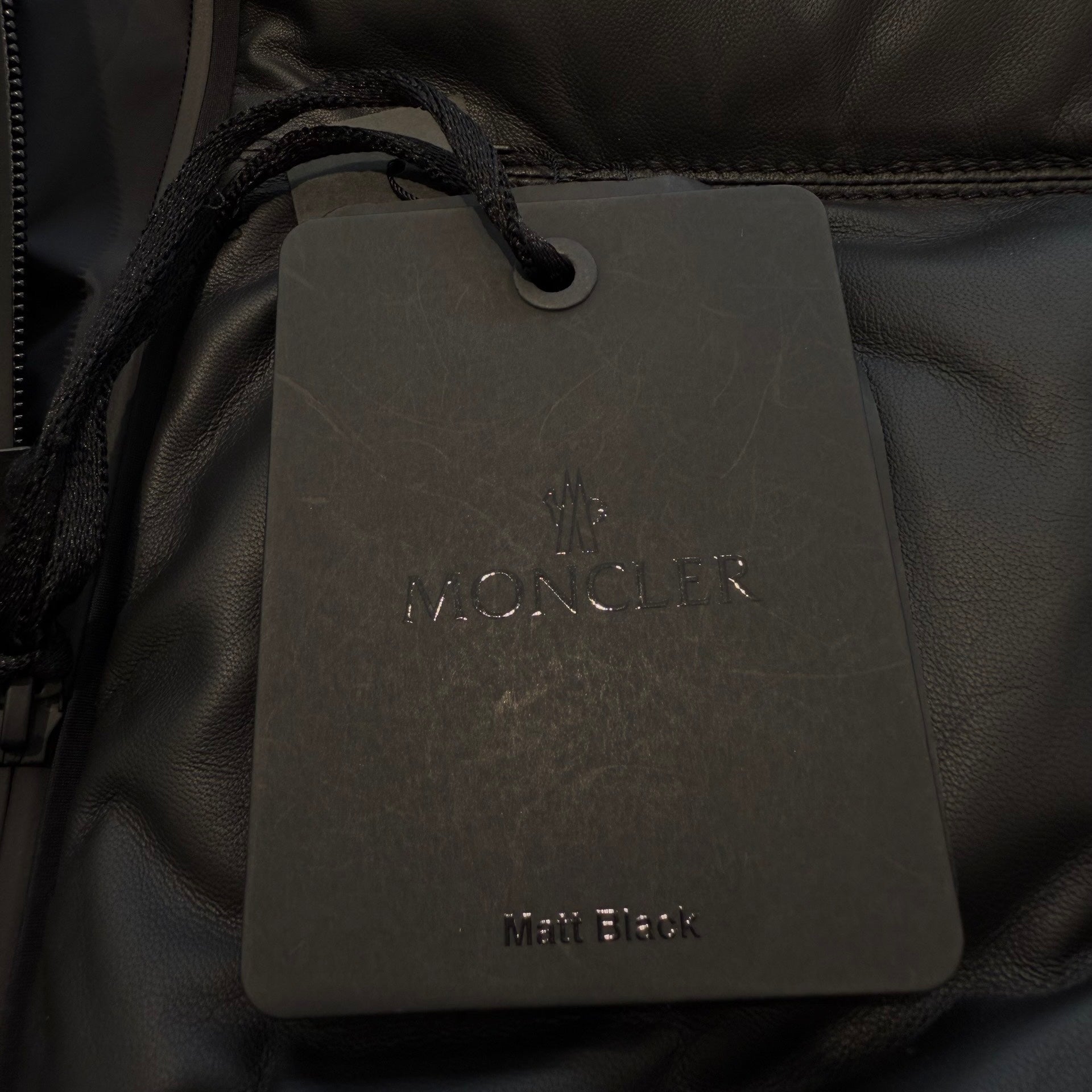 MONCLER LIGONT GIUBBOTTO Nappa Leather Down Jacket J20911A00124 59839 Size 3 モンクレール リゴント ナッパレザーダウンジャケット サイズ 3