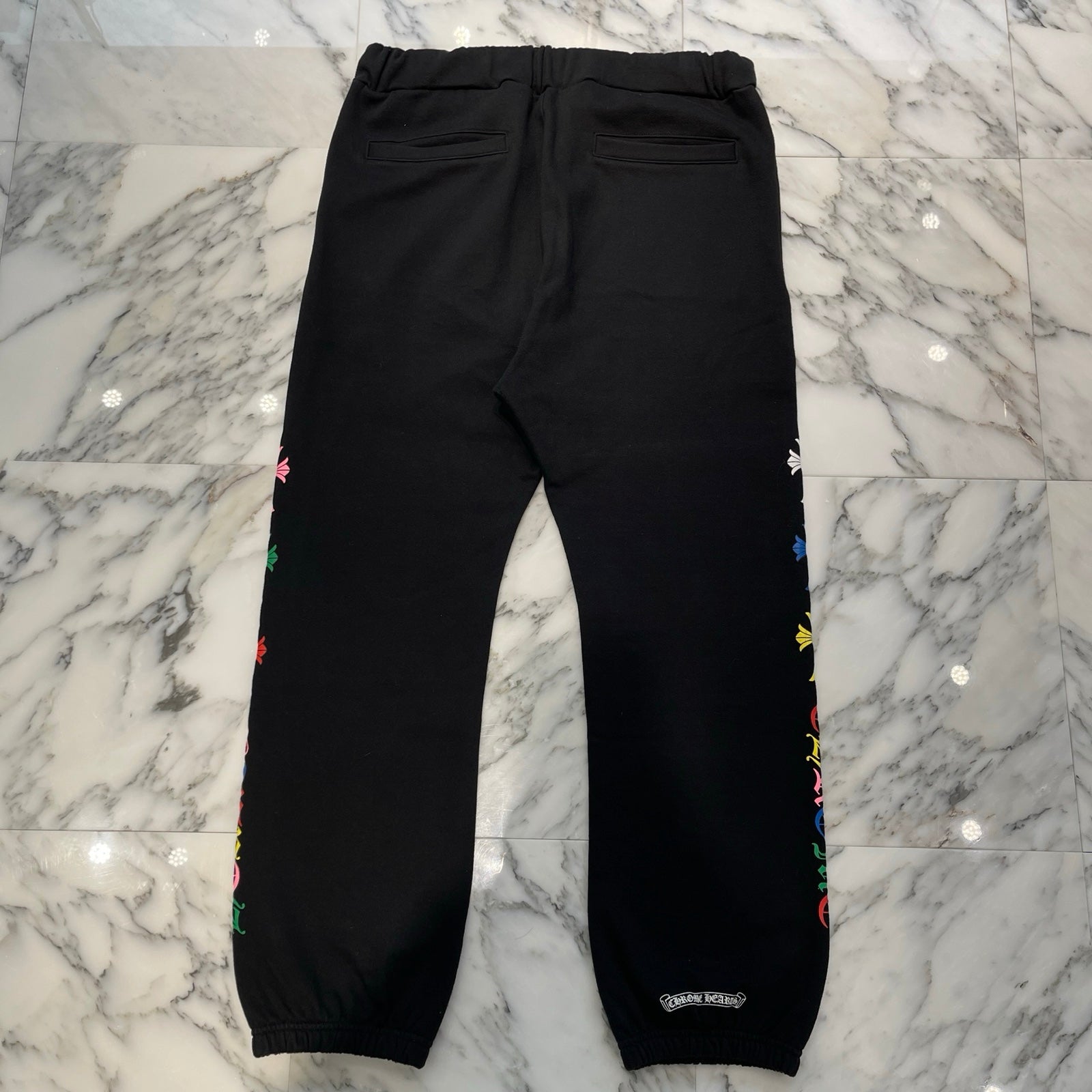 CHROME HEARTS】マルチカラーセメタリークロス スウェットパンツ S CHROME HEARTS】マルチカラーセメタリークロス スウェットパンツ S