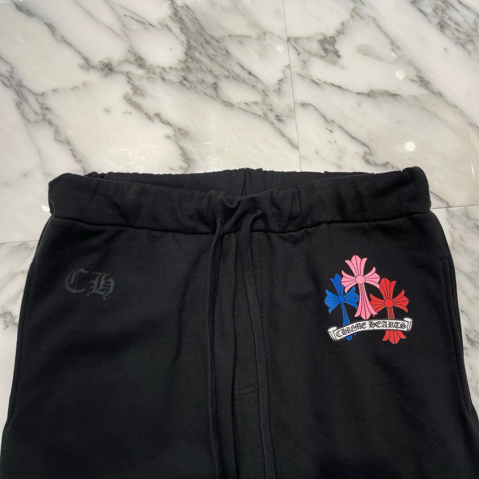 CHROME HEARTS MLTCOL CEM Sweat Long Pants Size XL クロムハーツ マルチカラー セメタリークロス スウェットロングパンツ サイズXL