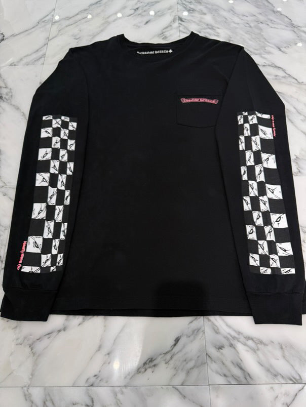 CHROME HEARTS × MATTY BOY PPO PRETENSE Long Sleeve Tee Size L
