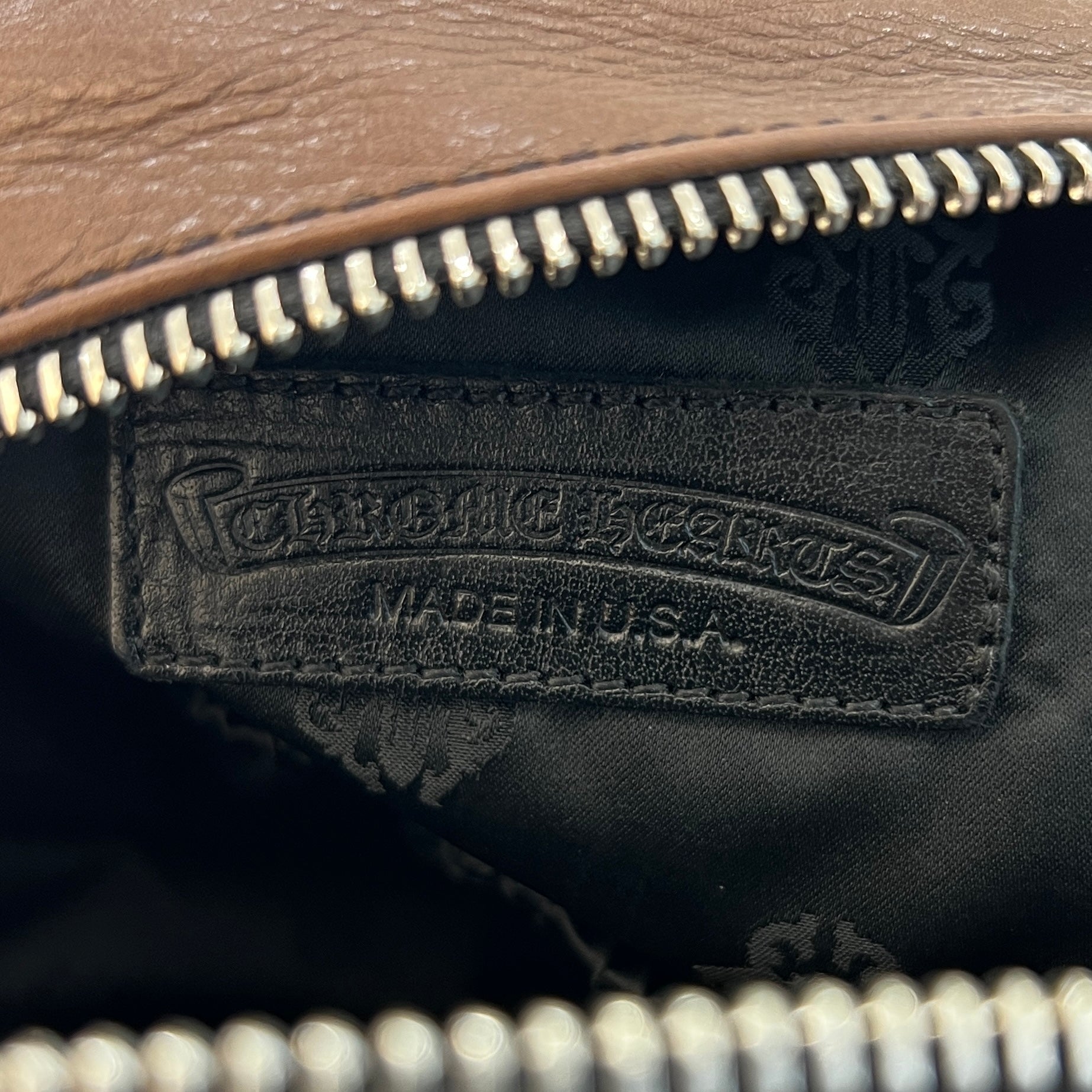 CHROME HEARTS TAKAMINI 3 Cemetery Cross Patch Leather Shoulder Bag クロムハーツ タカミニ 3セメタリー クロスパッチ レザー ショルダーバッグ