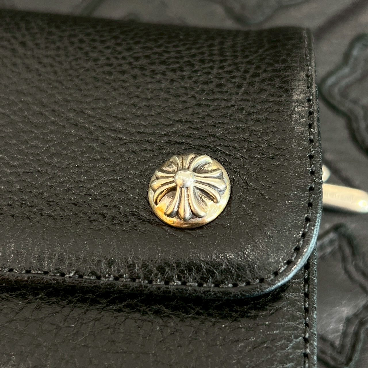 CHROME HEARTS Wave Mini Cross Ball Wallet クロムハーツ ウェーブ ミニ クロスボール ウォレット