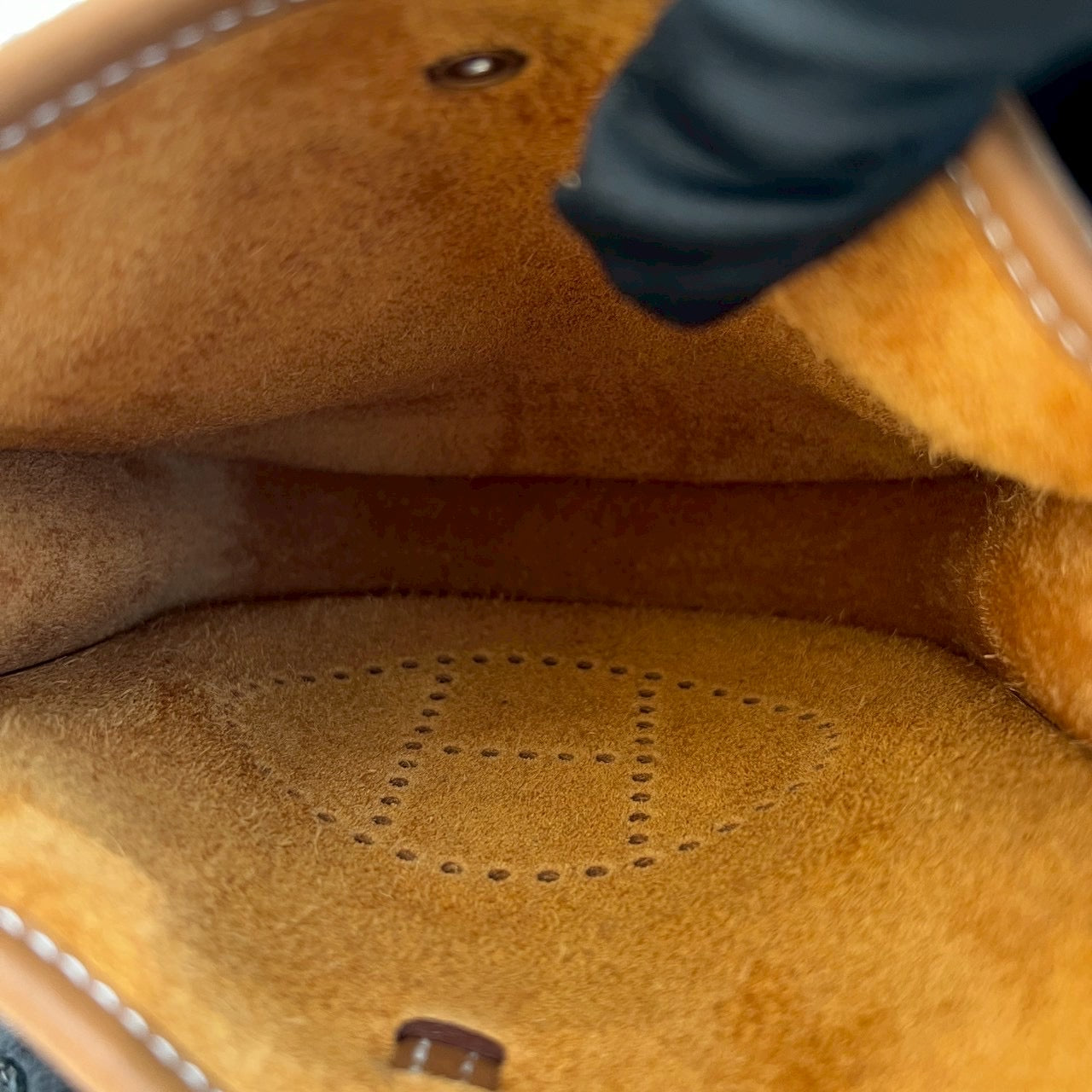 HERMES Evelyn Amazon TPM "Gold" K刻印 エルメス エブリン アマゾン TPM "ゴールド" レザーショルダーバッグ K刻印