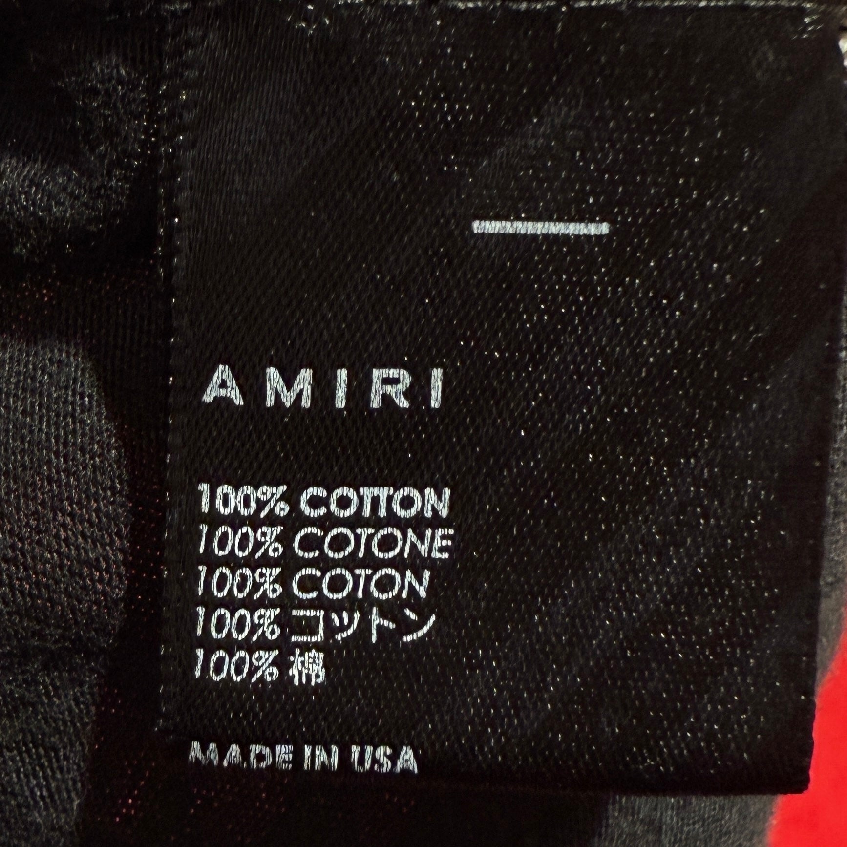 AMIRI 2018AW Logo Print Short Sleeve Tee Size M アミリ ロゴプリント ショートスリーブ Tシャツ サイズM