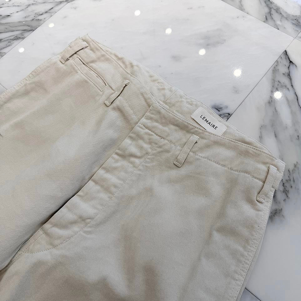 LEMAIRE Twisted Belted Denim Pants BFS-53160-B Size 48 ルメール ツイスト ベルテッド デニム パンツ サイズ48