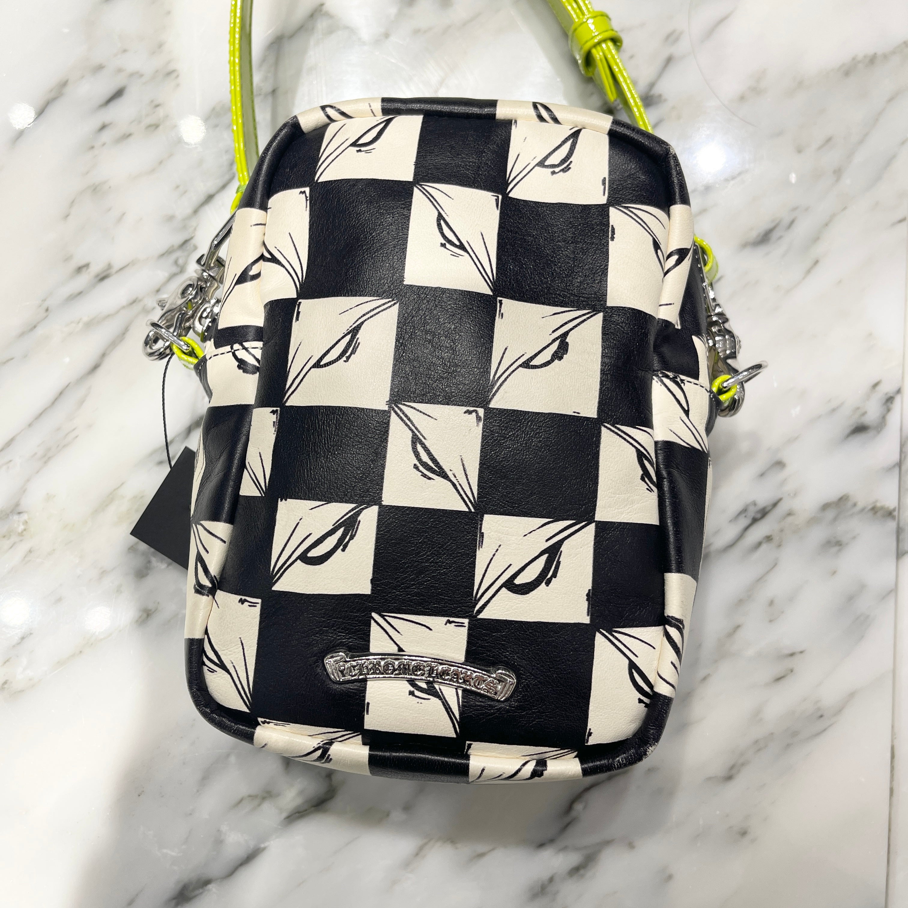 CHROME HEARTS × MATTY BOY PPO 99EYES TAKA MINI 3 Cemetery Cross Patch Shoulder Bag クロムハーツ × マッティボーイ プロ 99アイズ タカミニ 3セメタリークロスパッチ ショルダーバッグ