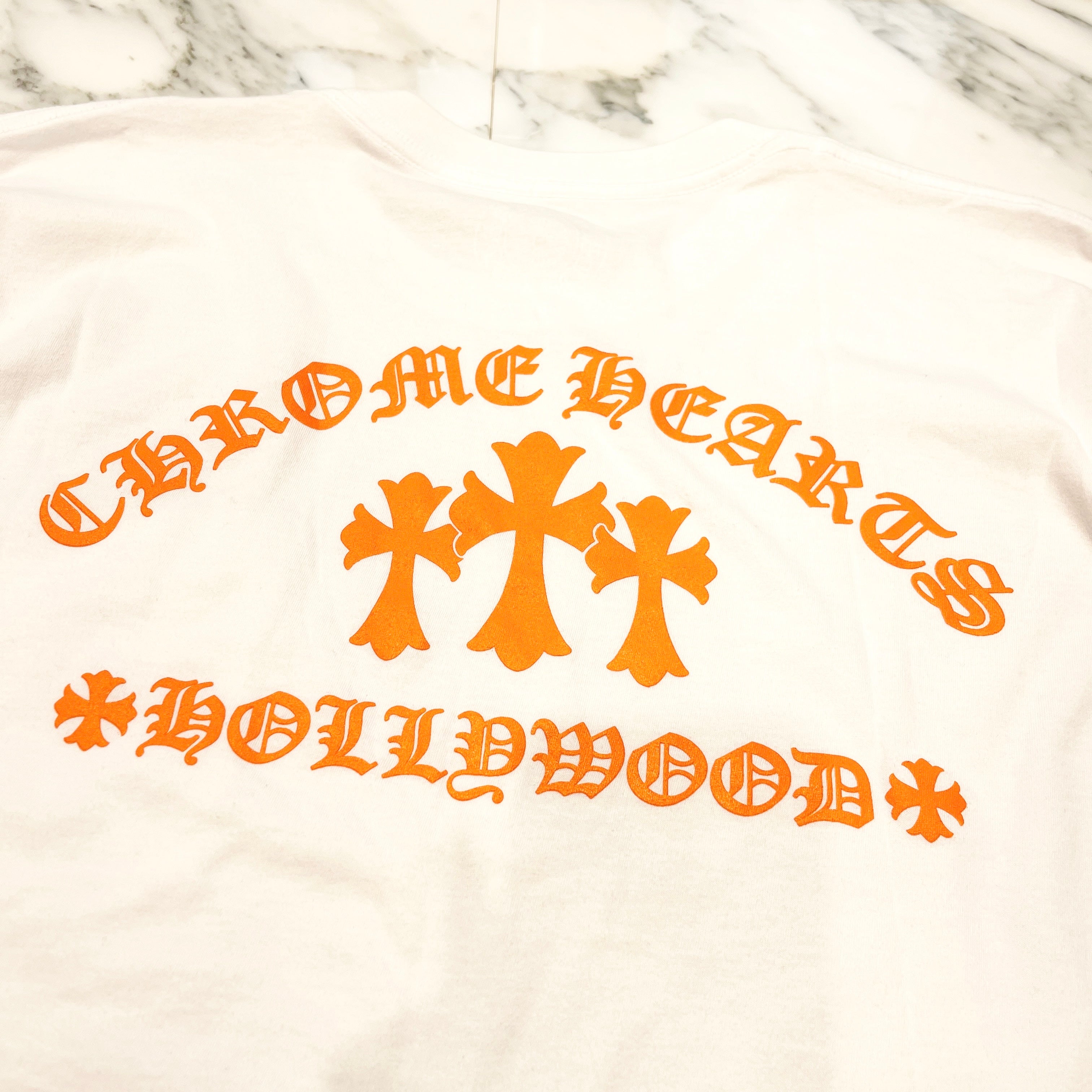 CHROME HEARTS King Taco 3 Cemetery Cross Long Sleeve Tee Size XLクロムハーツ キングタコ 3セメタリークロス ロングスリーブTシャツ サイズXL