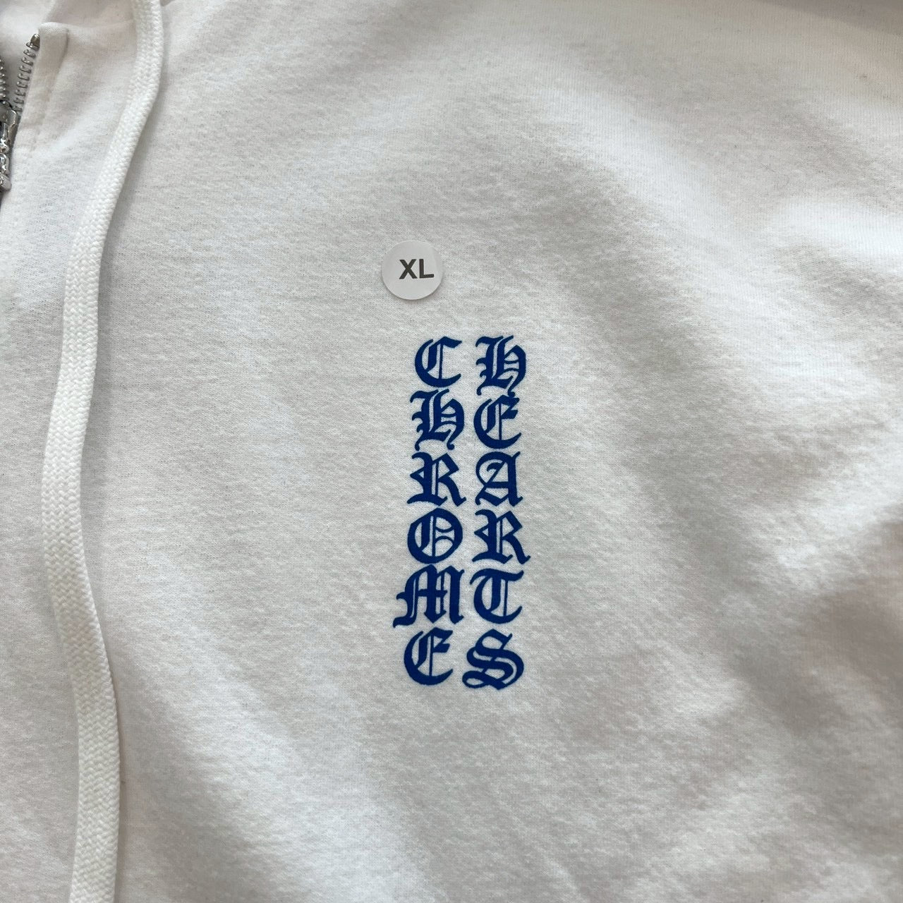 CHROME HEARTS Vertical Logo Zip Up Hoodie Size XL クロムハーツ ヴァーティカルロゴ ジップアップフーディー サイズXL