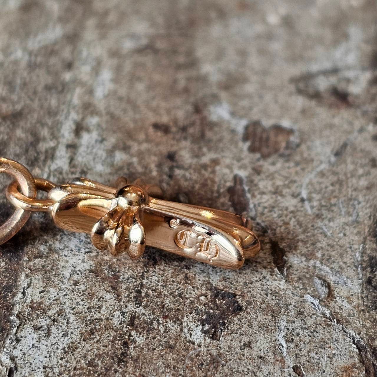 CHROME HEARTS 22K Baby Fat Cross Charm Pendant Top クロムハーツ 22K ベビーファット クロス チャーム ペンダントトップ