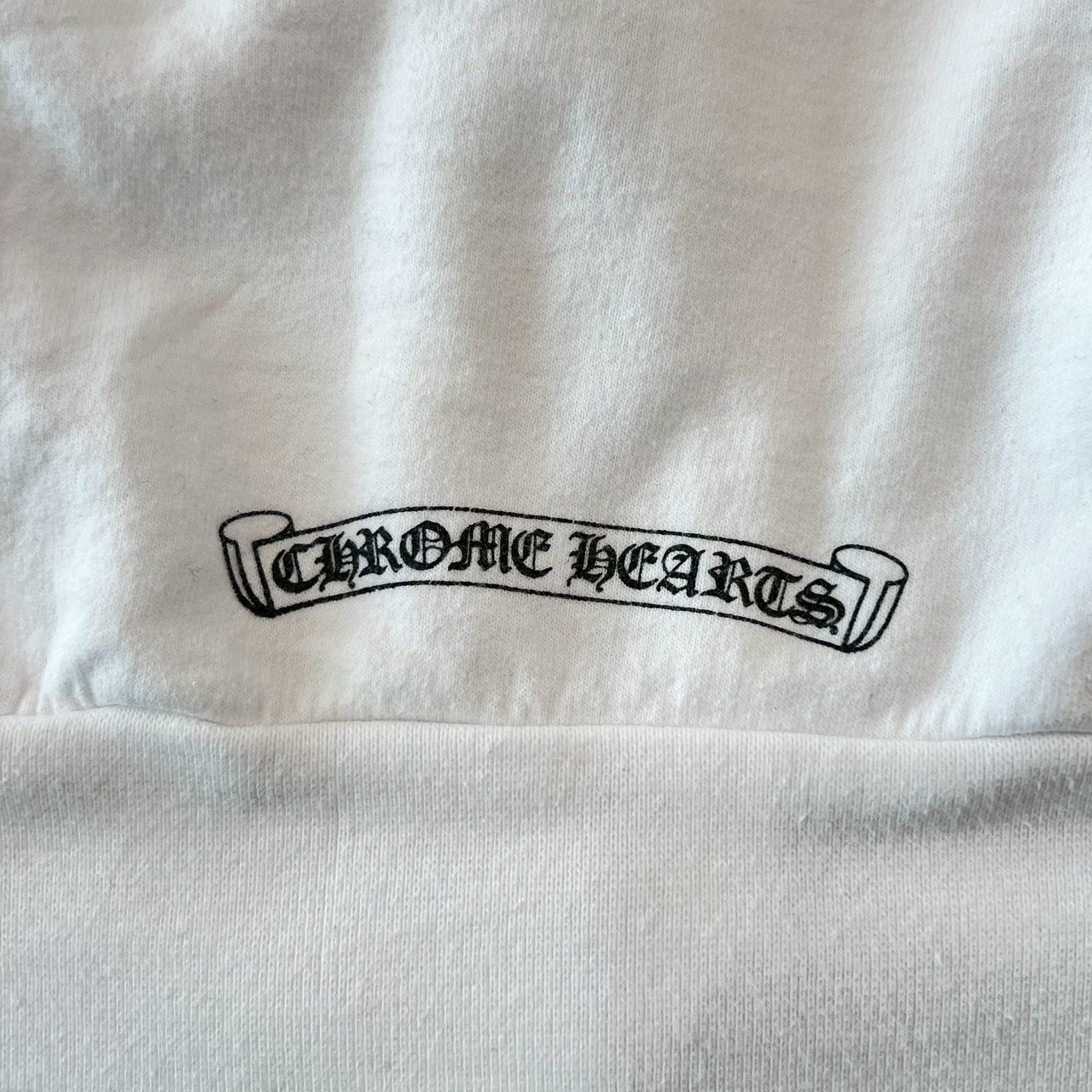 CHROME HEARTS Floral Cross Horseshoe Zip Up Hoodie Size L クロムハーツ フローラルクロス ホースシュー ジップアップフーディ サイズL