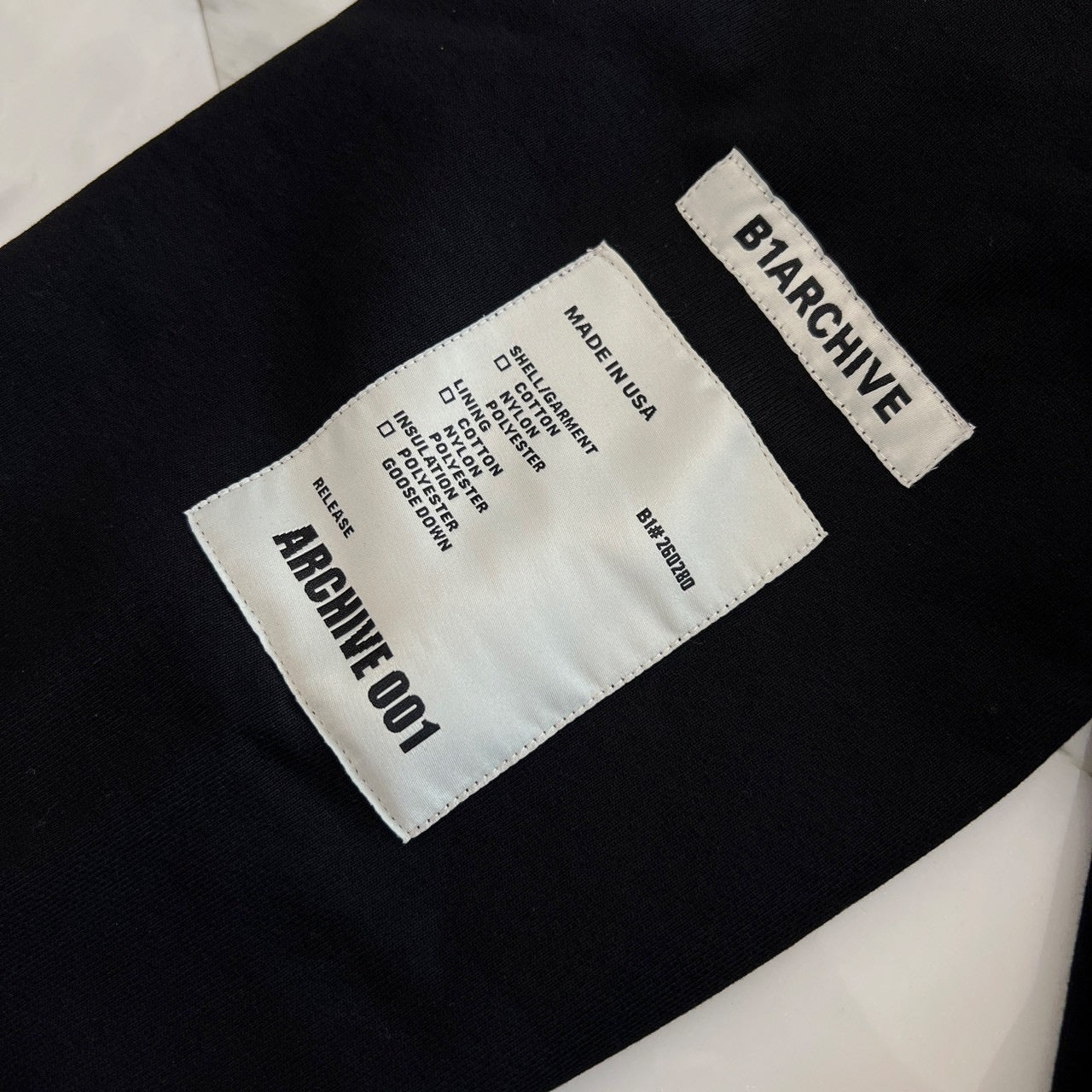 B1ARCHIVE 2024AW Over Size Side Panel Pullover Hoodie Size M ビーワンアーカイブ オーバーサイズ サイドパネル プルオーバーフーディー サイズM