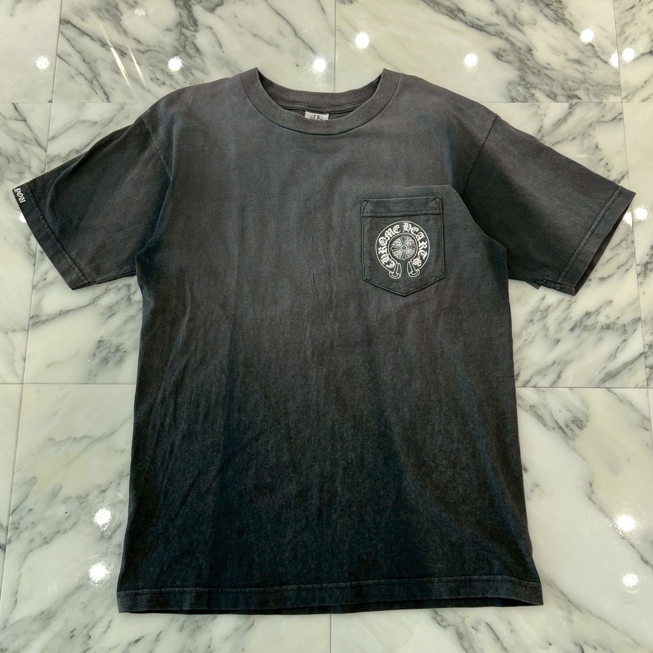 CHROME HEARTS VINTAGE Back Cemetery Cross Print Tee Size M クロム 