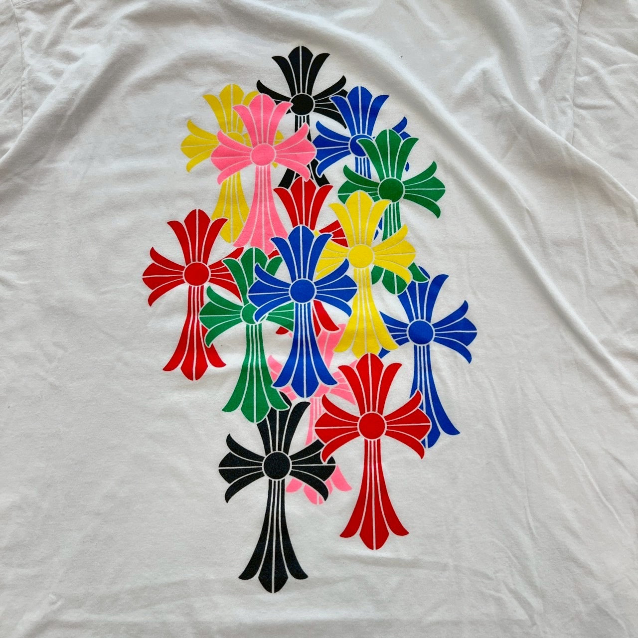 CHROME HEARTS 2021SS MLTCOL CEM CRS Tee Size XL クロムハーツ マルチカラー セメタリークロス Tシャツ サイズXL