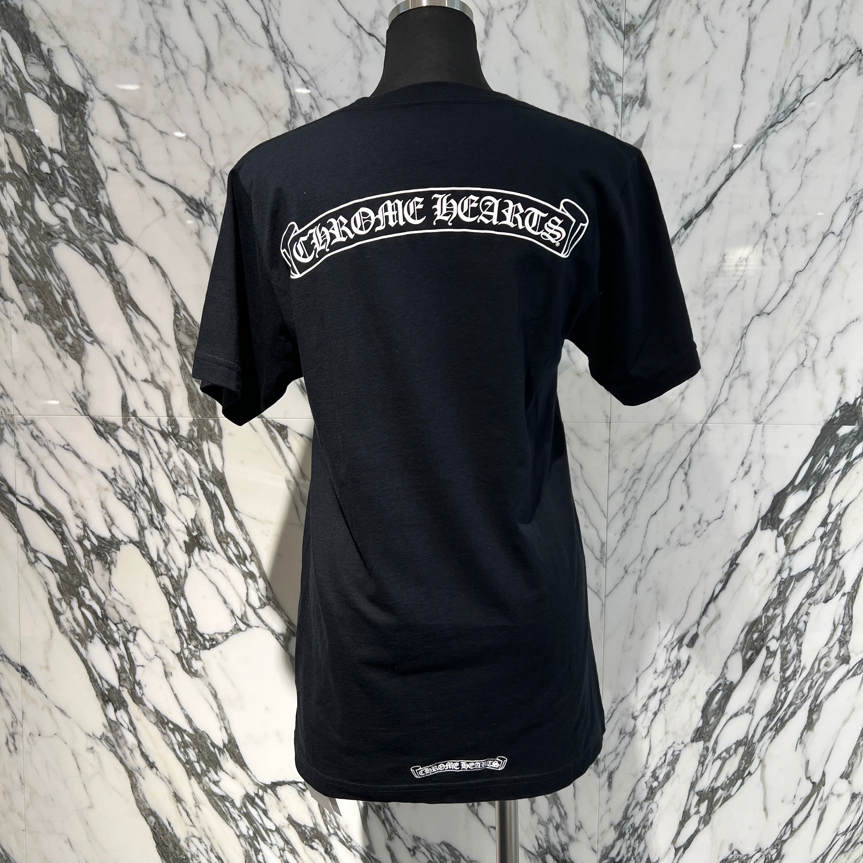 CHROME HEARTS Tokyo Limited AOYAMA 20th Anniversary Back Scroll Tee Size S クロムハーツ 東京限定 青山 20周年記念 バックスクロール Tシャツ サイズS