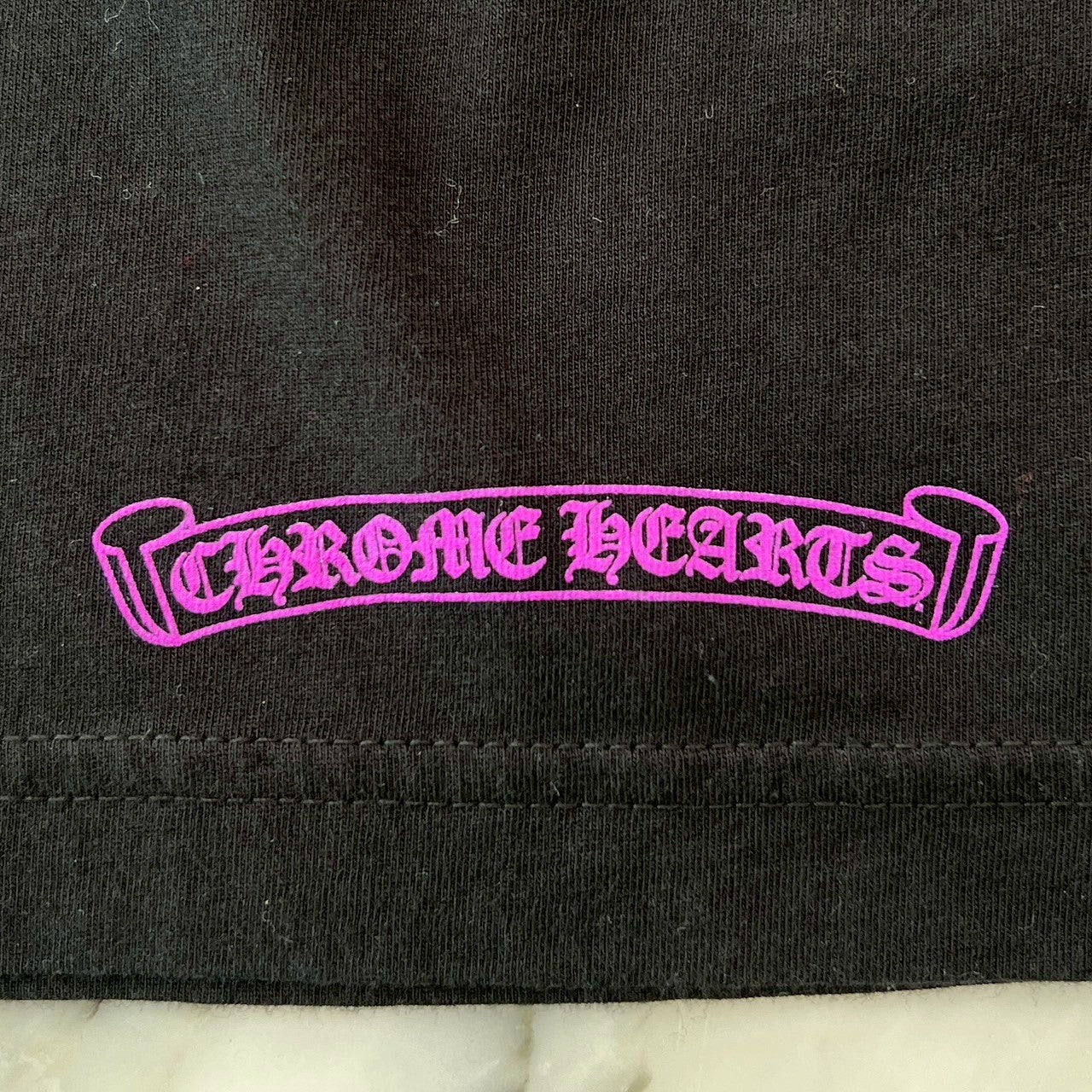 CHROME HEARTS Old English Neck Logo Long Sleeve Tee Size L クロムハーツ オールドイングリッシュ ネックロゴ ロングスリーブTシャツ サイズL