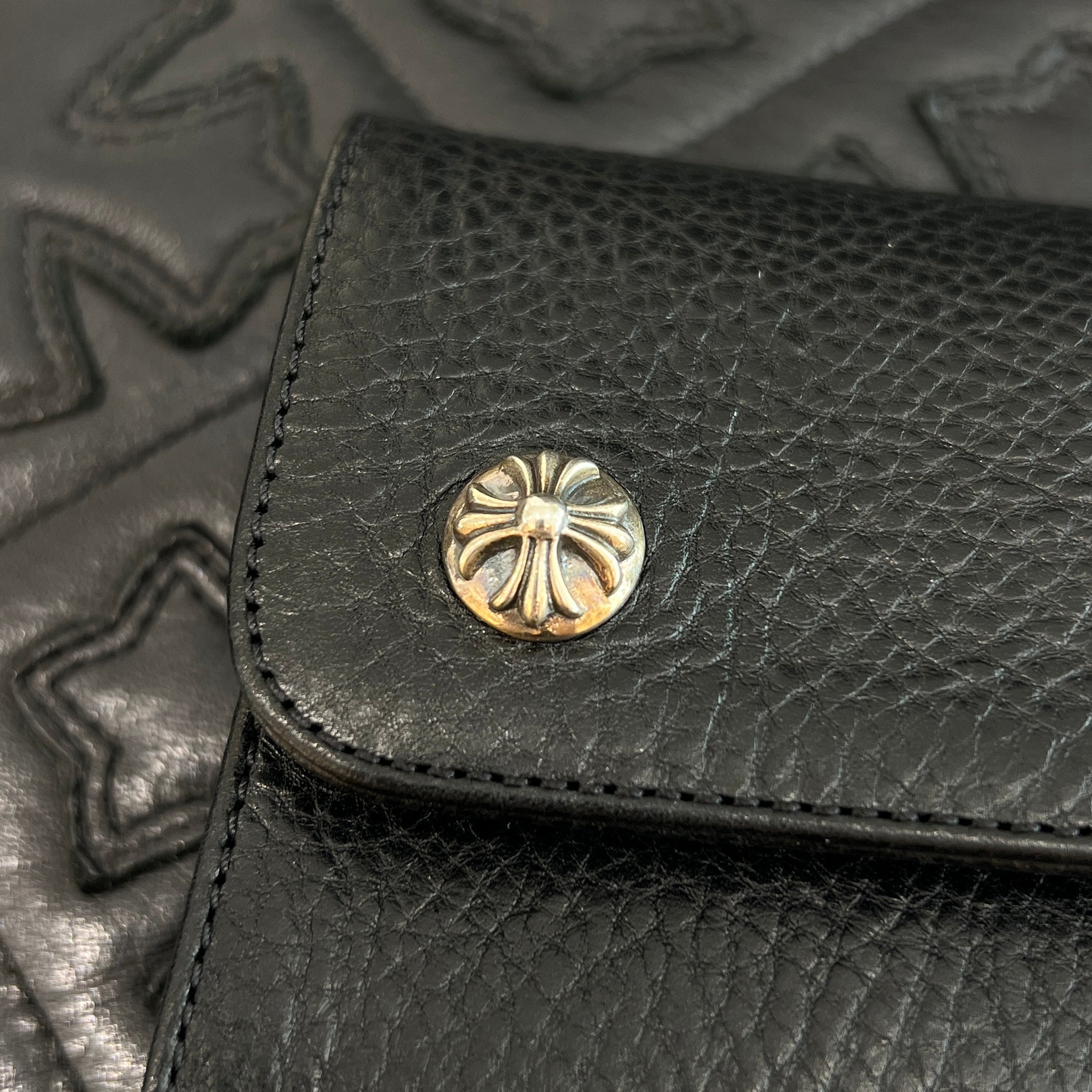 CHROME HEARTS Wave Mini Cross Ball Wallet クロムハーツ ウェーブ ミニ クロスボール ウォレット