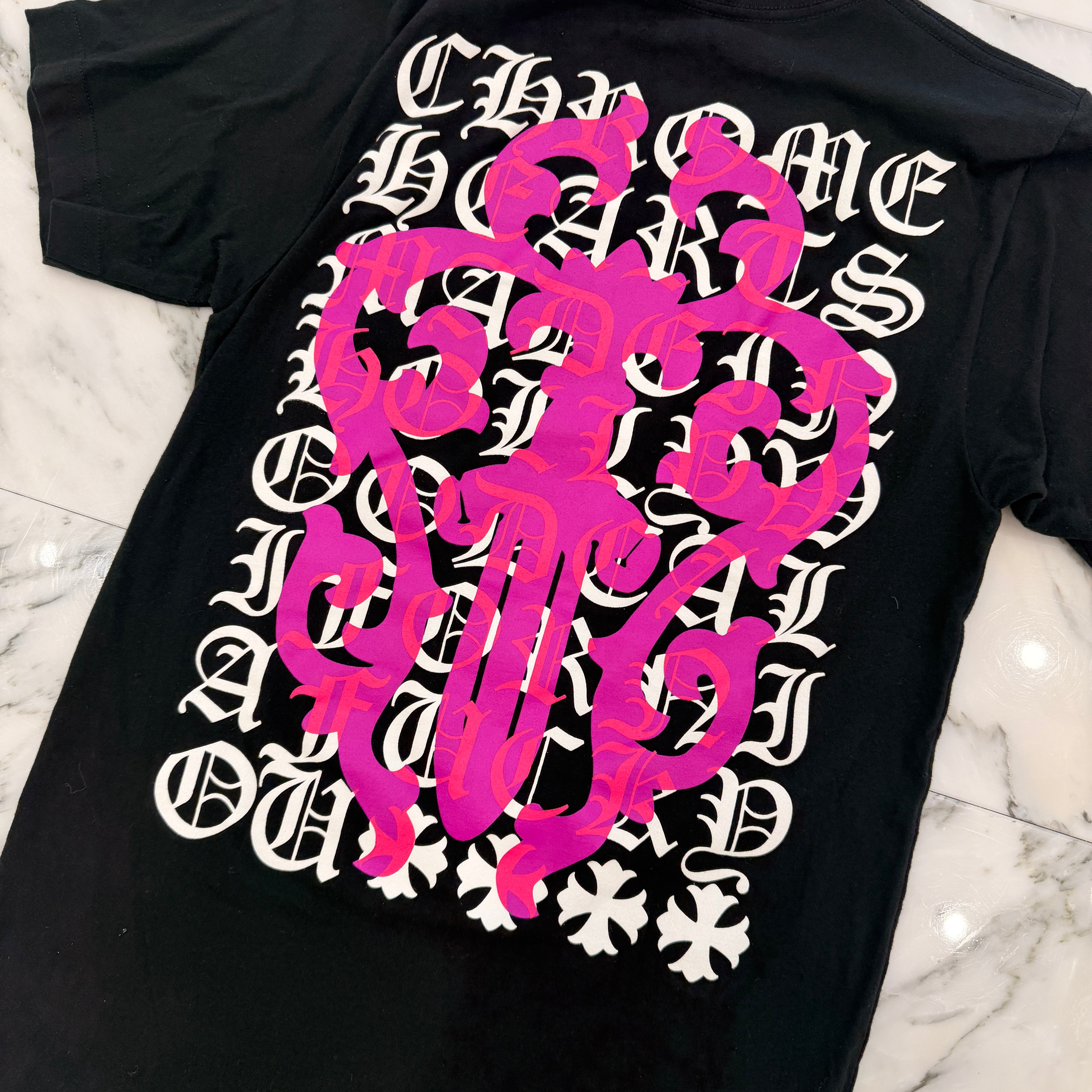 CHROME HEARTS Dagger Eye Chart Tee Size S クロムハーツ ダガーアイチャート Tシャツ サイズS