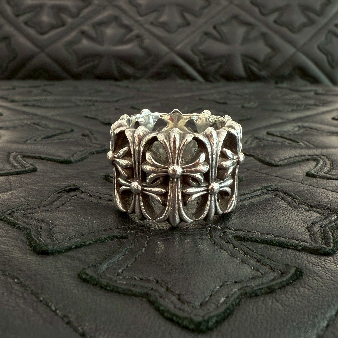 CHROME HEARTS Cemetery Cross Ring Size 22号 クロムハーツ セメタリークロスリング サイズ22号