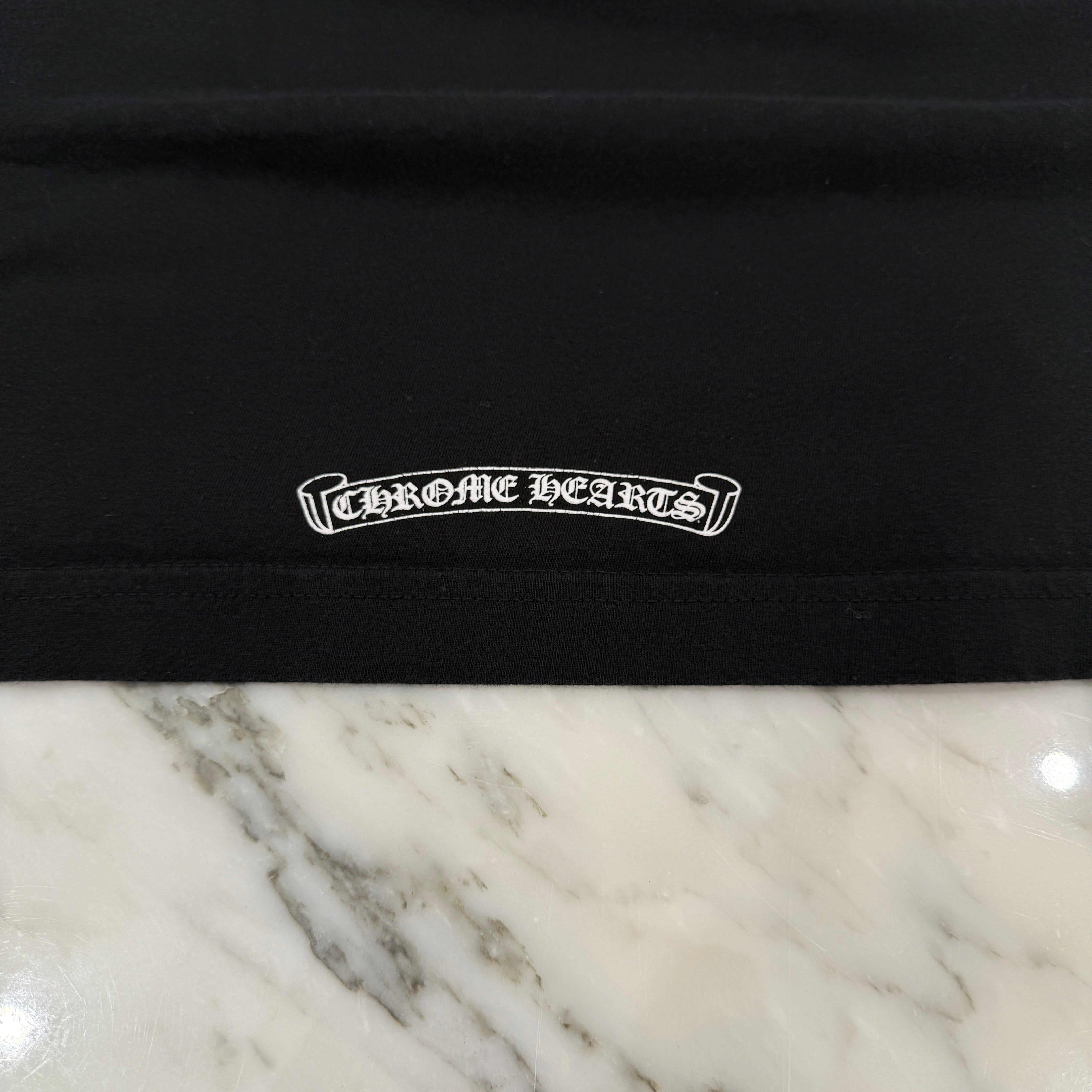 CHROME HEARTS Made In Hollywood Vertical Logo Tee Size L クロムハーツ メイドインハリウッド ヴァーティカルロゴ Tシャツ サイズL