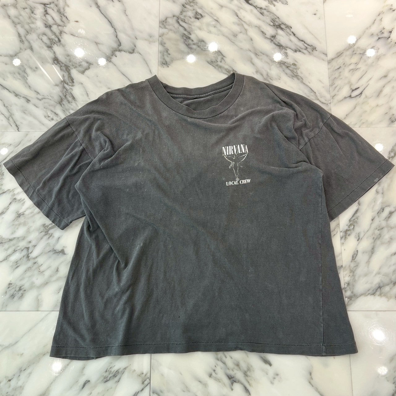 Vintage 90's NILVANA "LOCAL CREW" S/S Tee 90's ニルバーナ "ローカルクルー" Tシャツ